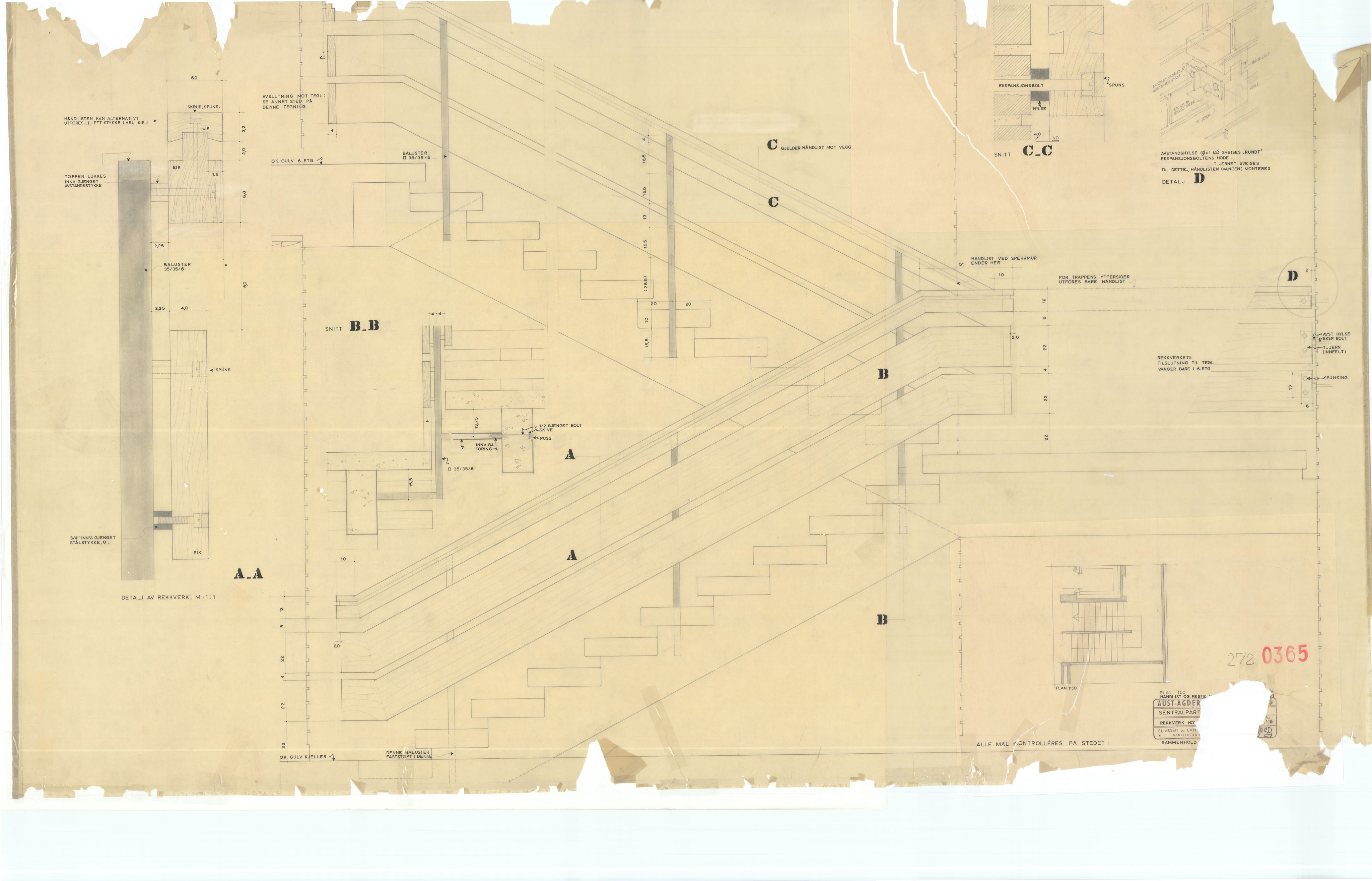 Eliassen og Lambertz-Nilssen Arkitekter, AAKS/PA-2983/T/T01/L0005: Tegningskogger 0365, 1960-1966, p. 12