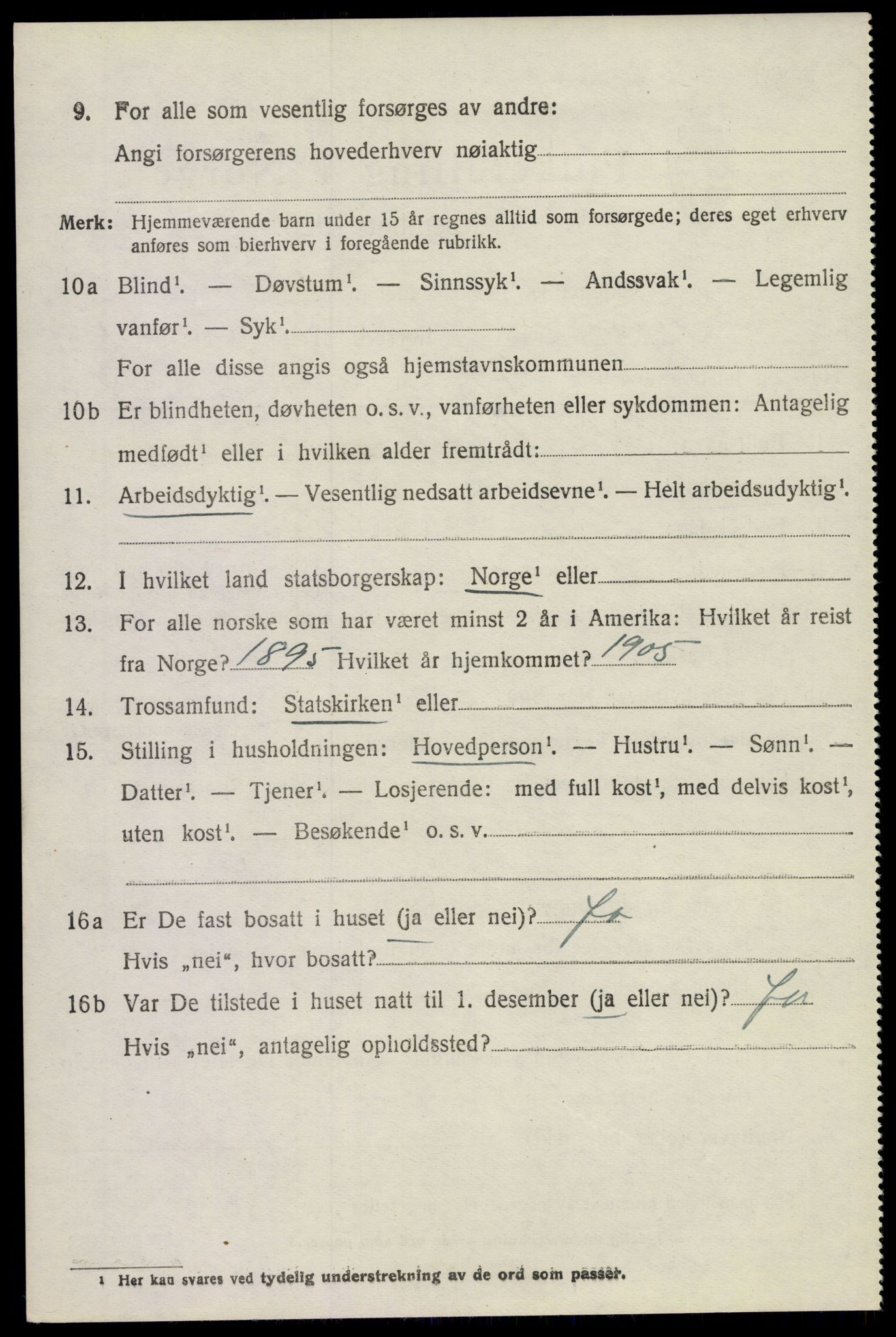 SAST, 1920 census for Time, 1920, p. 5964