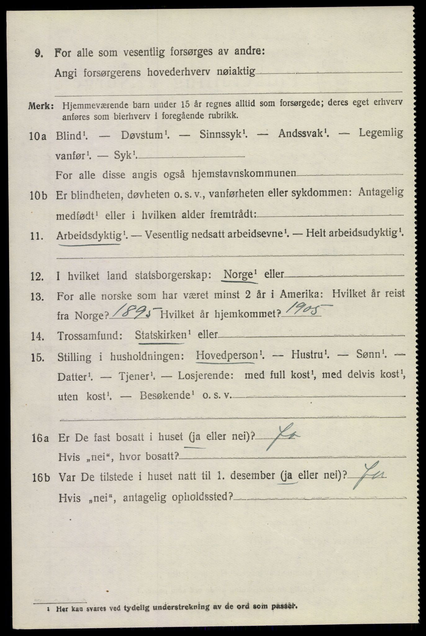 SAST, 1920 census for Time, 1920, p. 5964