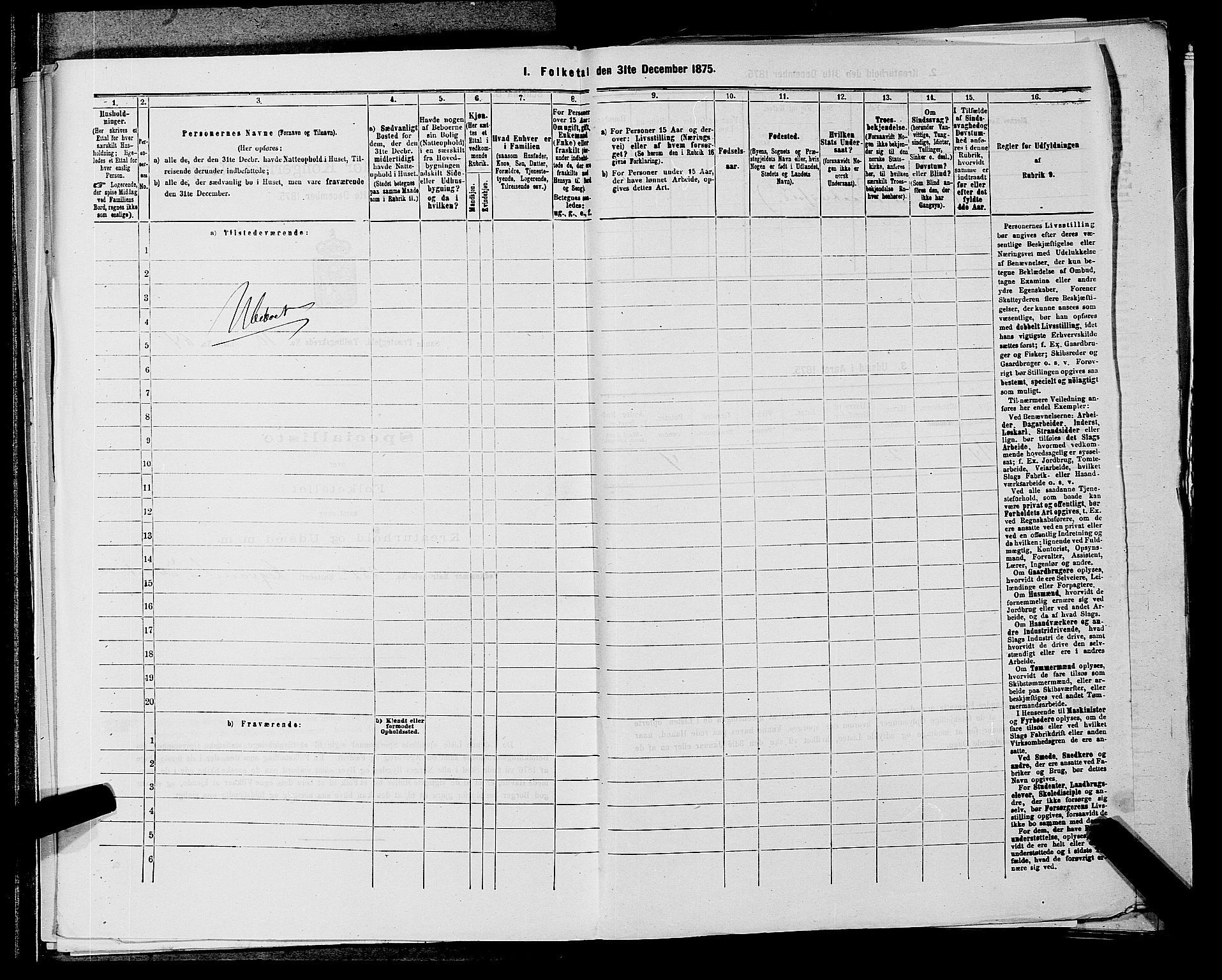 SAKO, 1875 census for 0822P Sauherad, 1875, p. 1304