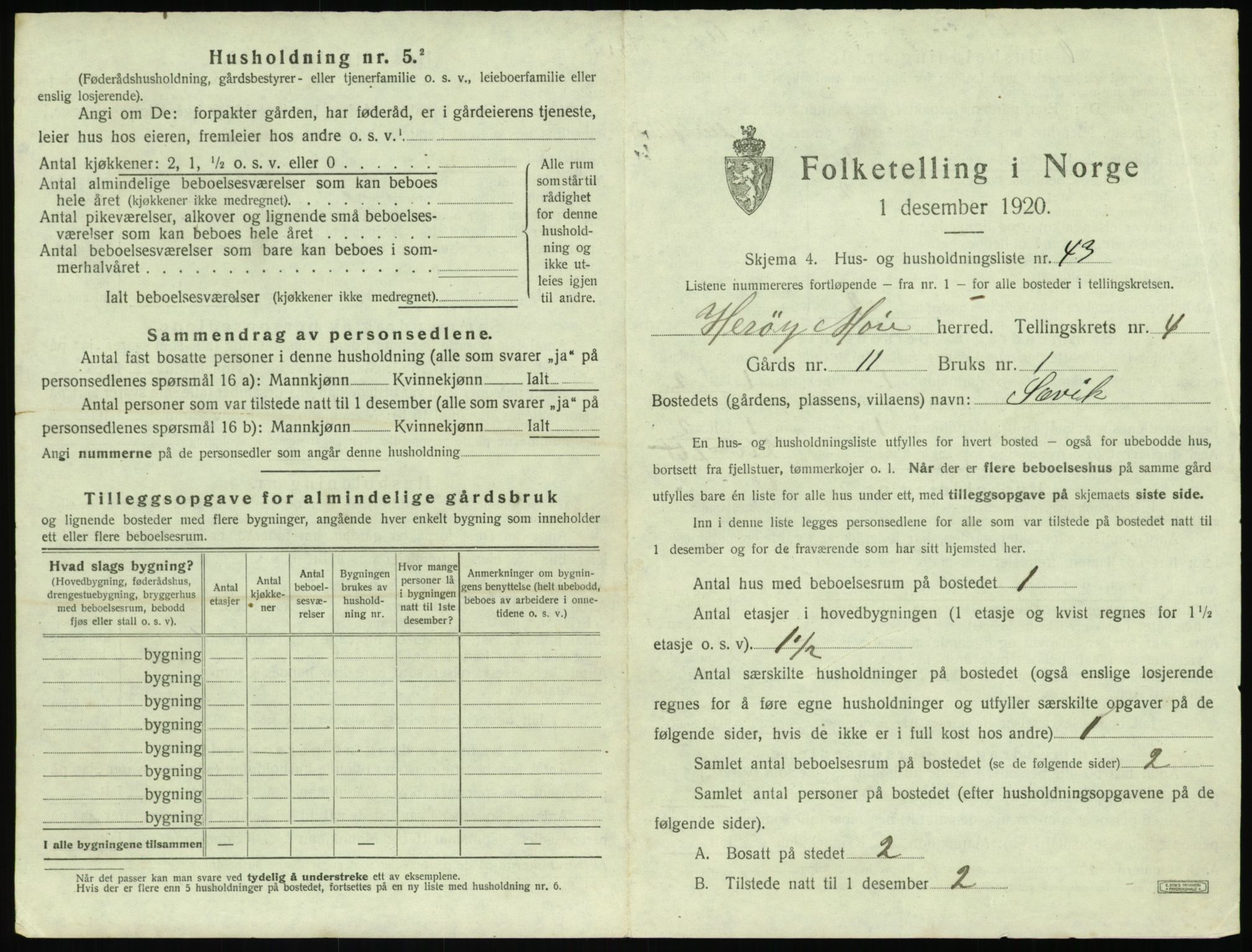 SAT, 1920 census for Herøy (MR), 1920, p. 355