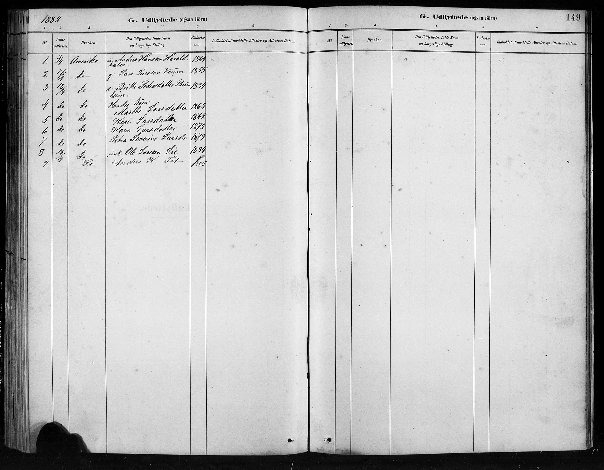 Jostedal sokneprestembete, SAB/A-80601/H/Hab/Habb/L0001: Parish register (copy) no. B 1, 1882-1921, p. 149
