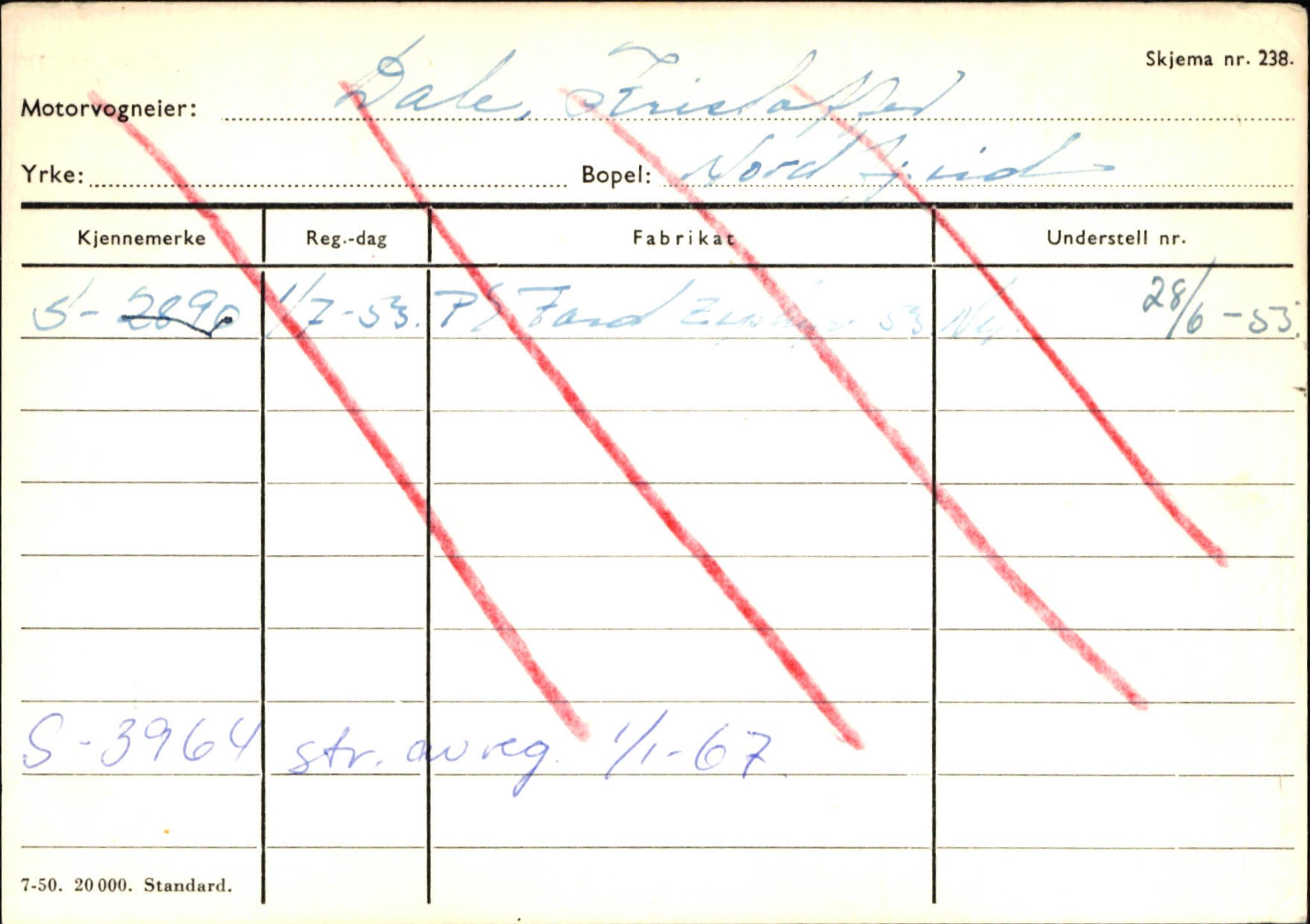 Statens vegvesen, Sogn og Fjordane vegkontor, AV/SAB-A-5301/4/F/L0132: Eigarregister Askvoll A-Å. Balestrand A-Å, 1945-1975, p. 2024