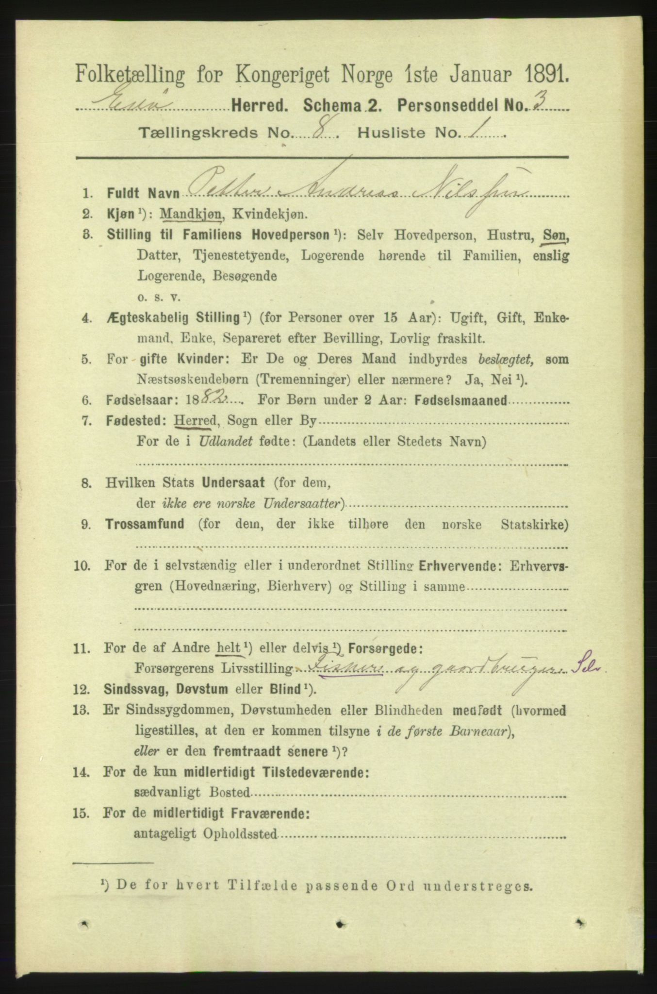 RA, 1891 census for 1573 Edøy, 1891, p. 1965