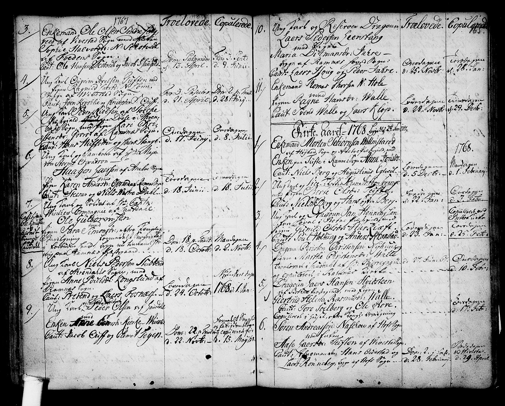 Ramnes kirkebøker, SAKO/A-314/F/Fa/L0001: Parish register (official) no. I 1, 1732-1774, p. 165