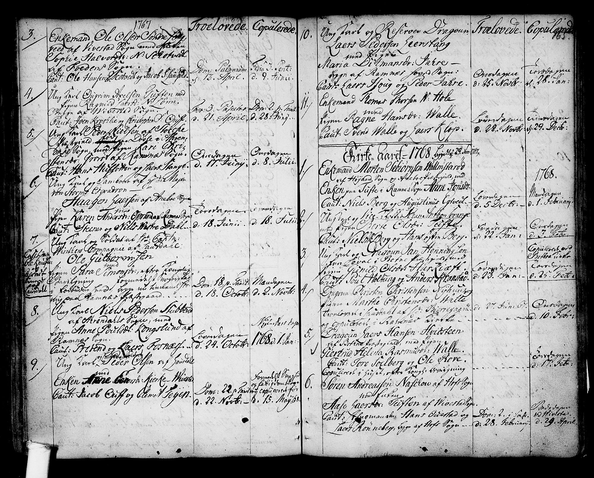 Ramnes kirkebøker, AV/SAKO-A-314/F/Fa/L0001: Parish register (official) no. I 1, 1732-1774, p. 165