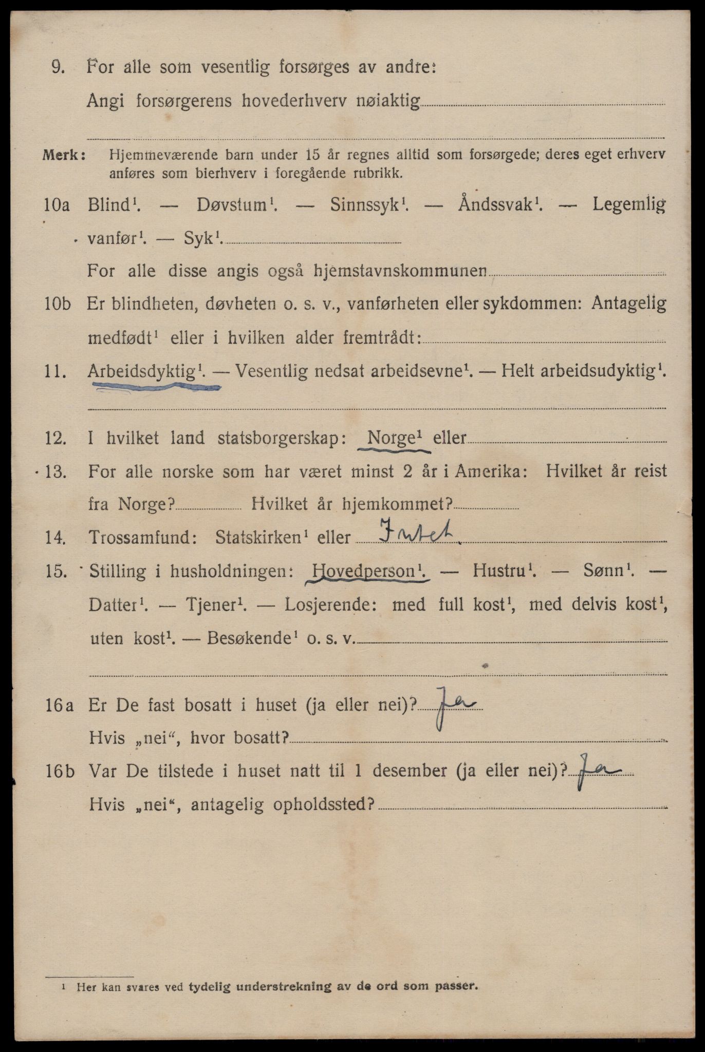 SAST, 1920 census for Stavanger, 1920, p. 97243