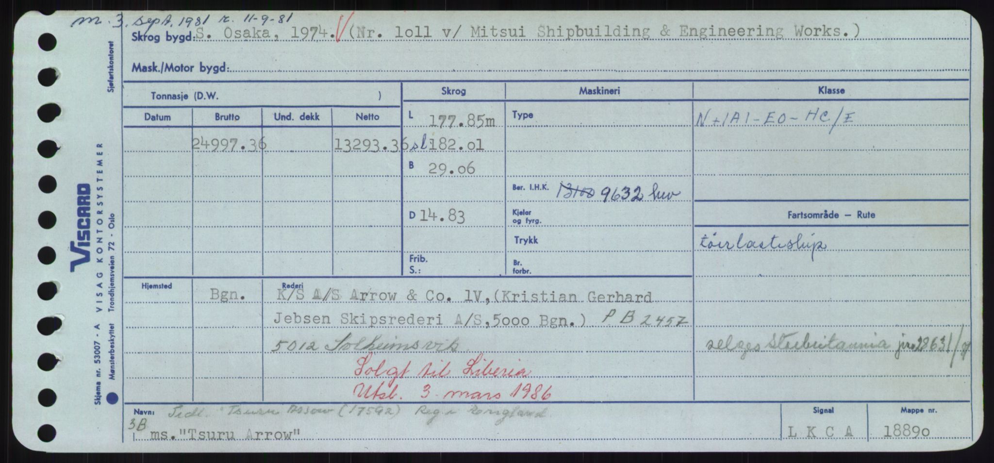 Sjøfartsdirektoratet med forløpere, Skipsmålingen, AV/RA-S-1627/H/Hd/L0039: Fartøy, Ti-Tø, p. 769