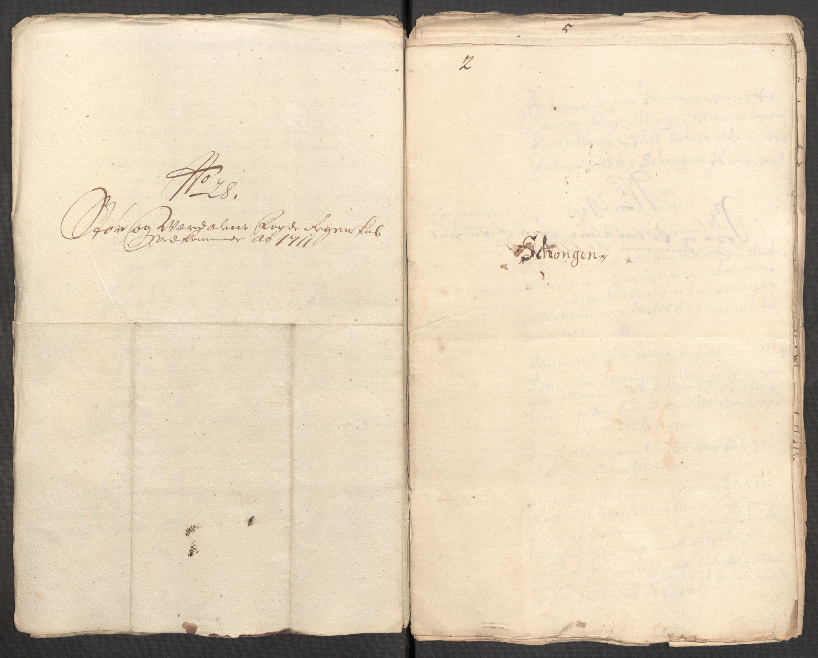 Rentekammeret inntil 1814, Reviderte regnskaper, Fogderegnskap, AV/RA-EA-4092/R62/L4201: Fogderegnskap Stjørdal og Verdal, 1711, p. 152