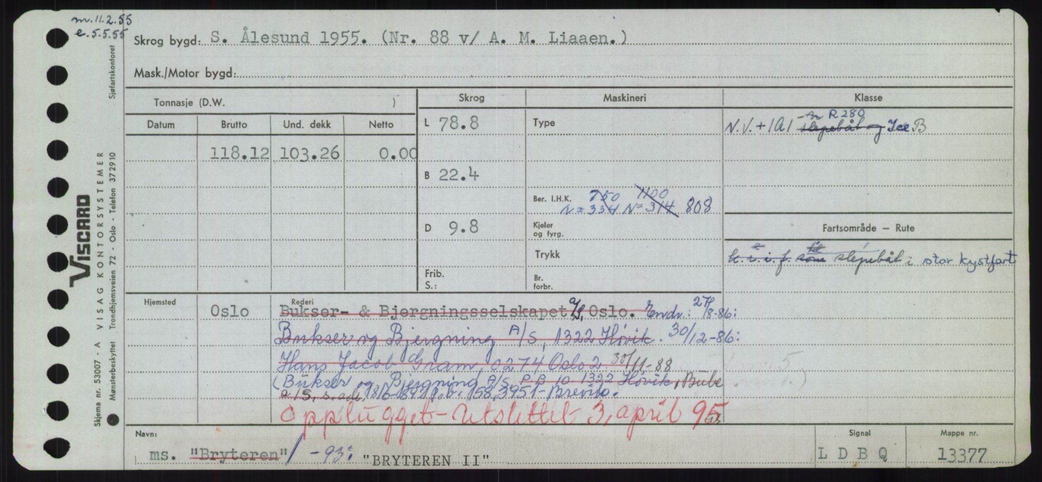 Sjøfartsdirektoratet med forløpere, Skipsmålingen, RA/S-1627/H/Hd/L0005: Fartøy, Br-Byg, p. 469