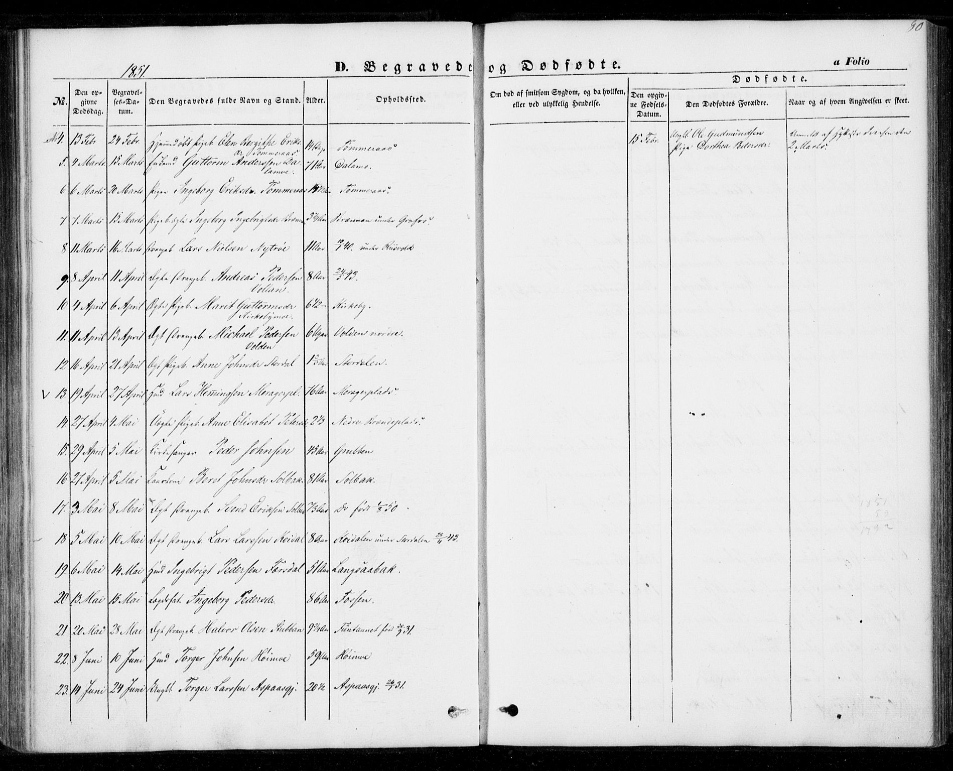 Ministerialprotokoller, klokkerbøker og fødselsregistre - Nord-Trøndelag, SAT/A-1458/706/L0040: Parish register (official) no. 706A01, 1850-1861, p. 80