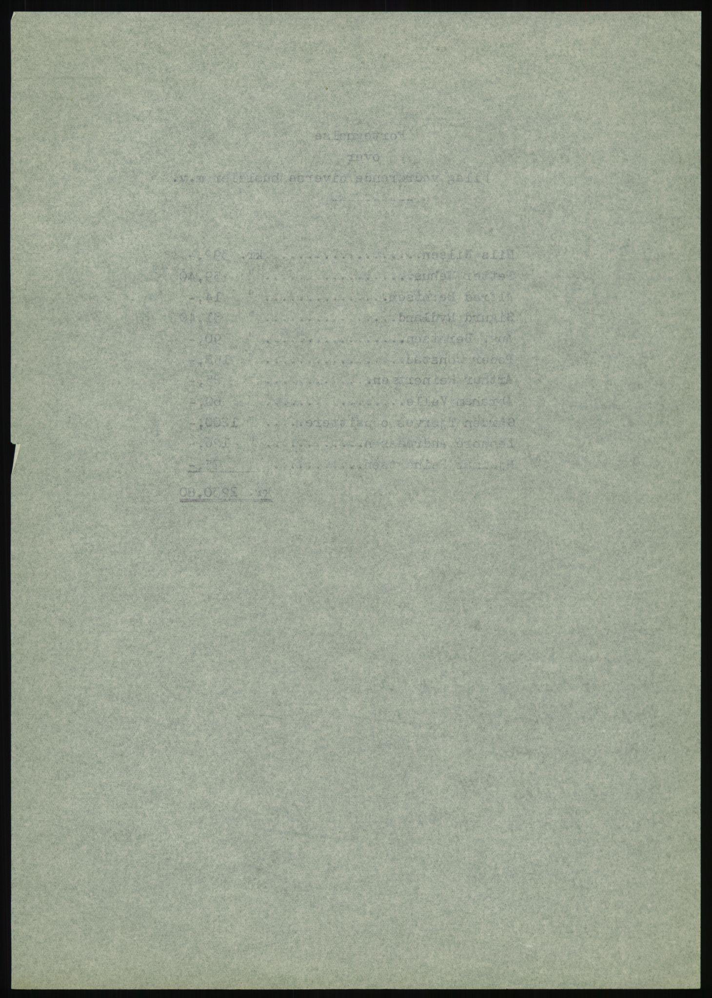 Forsvarsdepartementet, 10. kontor / Oppgjørskontoret, AV/RA-RAFA-1225/D/Db/L0180: Lista oppgjørskontor, 1942-1952, p. 133