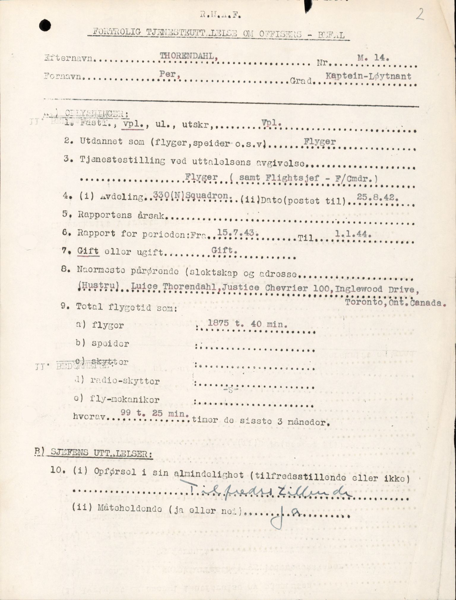 Forsvaret, Forsvarets overkommando/Luftforsvarsstaben, AV/RA-RAFA-4079/P/Pa/L0052: Personellpapirer, 1917, p. 348