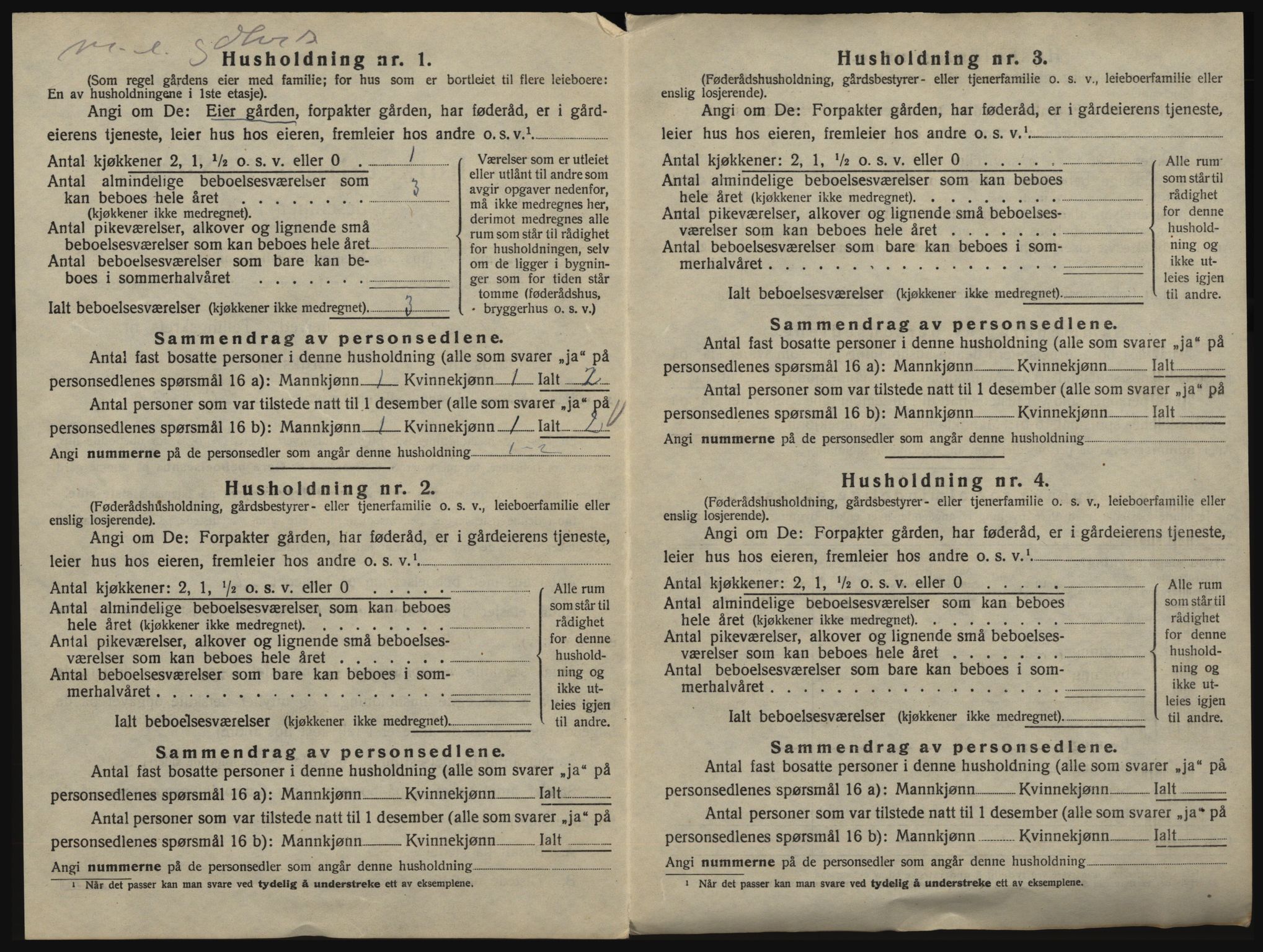 SAO, 1920 census for Rakkestad, 1920, p. 54