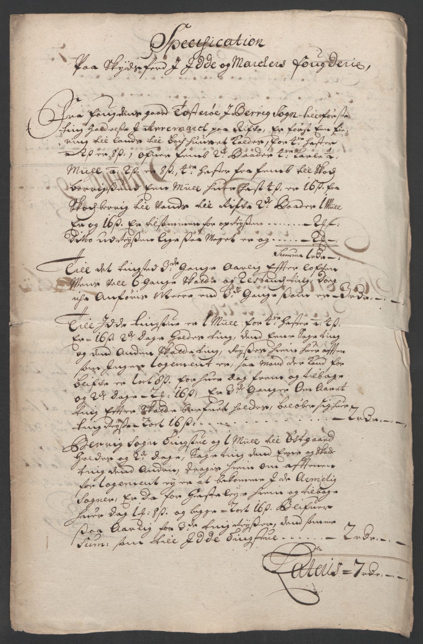 Rentekammeret inntil 1814, Reviderte regnskaper, Fogderegnskap, AV/RA-EA-4092/R01/L0015: Fogderegnskap Idd og Marker, 1700-1701, p. 418