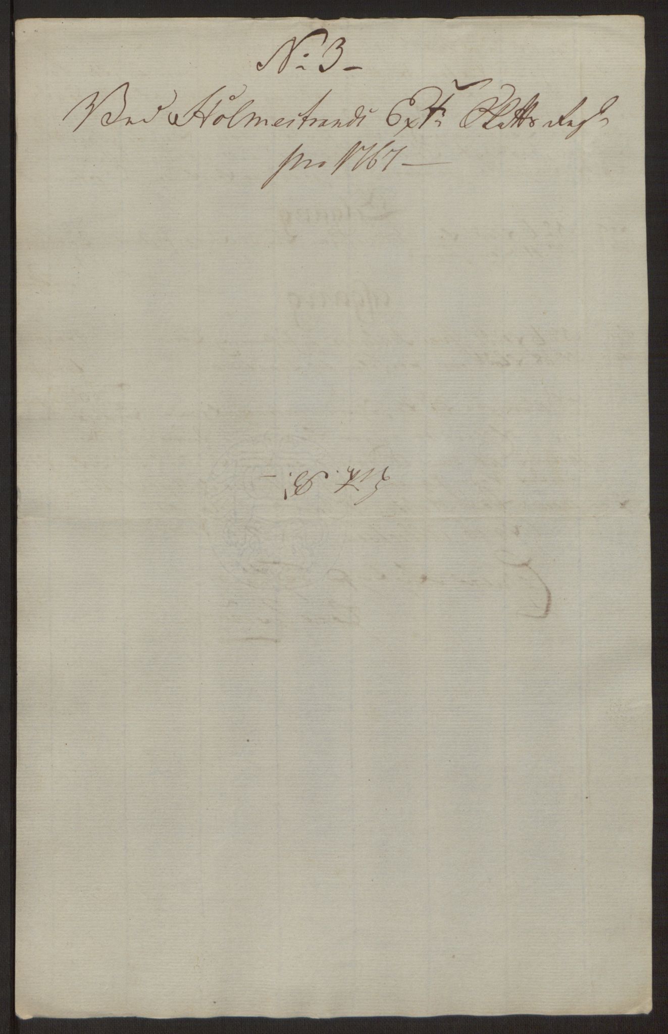 Rentekammeret inntil 1814, Reviderte regnskaper, Byregnskaper, AV/RA-EA-4066/R/Rh/L0163/0001: [H4] Kontribusjonsregnskap / Ekstraskatt, Holmestrand, 1762-1772, p. 325