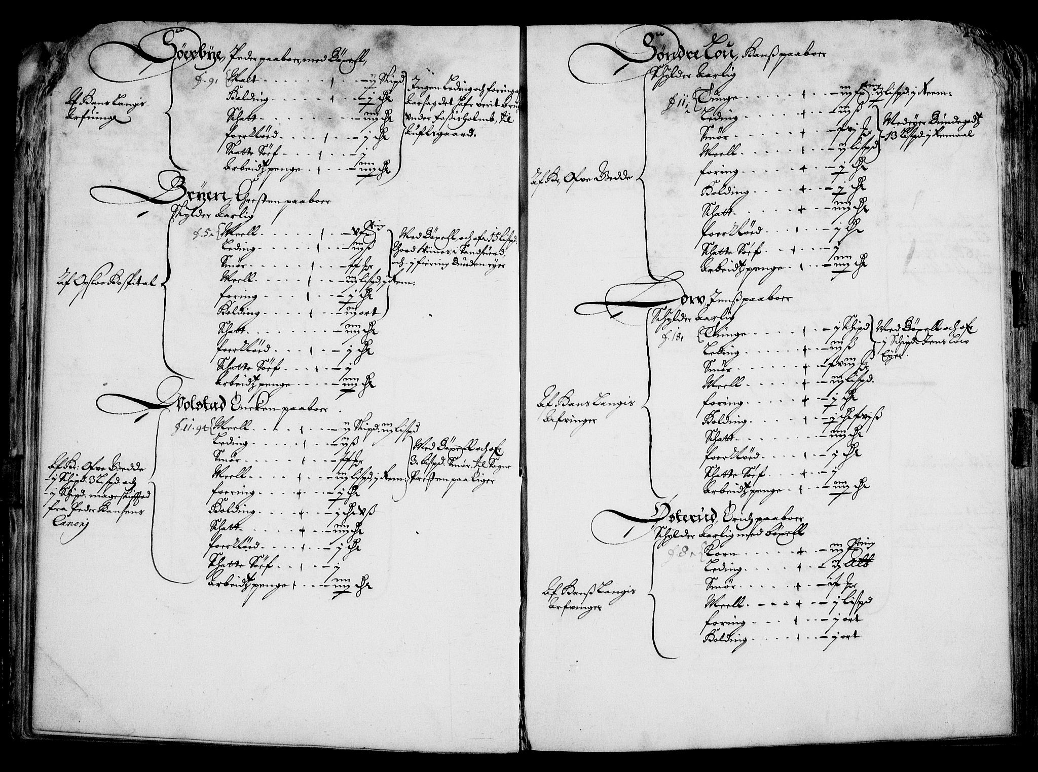 Rentekammeret inntil 1814, Realistisk ordnet avdeling, AV/RA-EA-4070/On/L0001/0001: Statens gods / [Jj 1]: Jordebok over Hannibal Sehesteds gods, 1651, p. 34