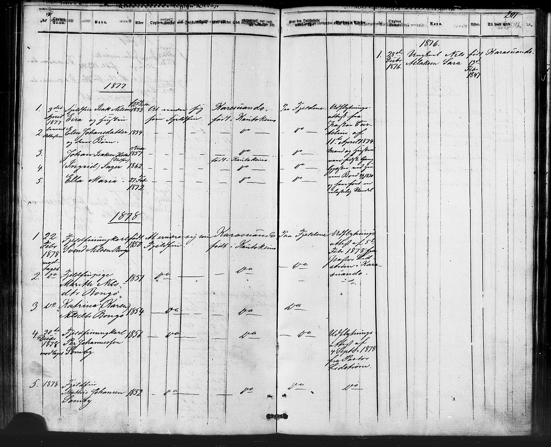 Kautokeino sokneprestembete, AV/SATØ-S-1340/H/Ha/L0003.kirke: Parish register (official) no. 3, 1862-1879, p. 201