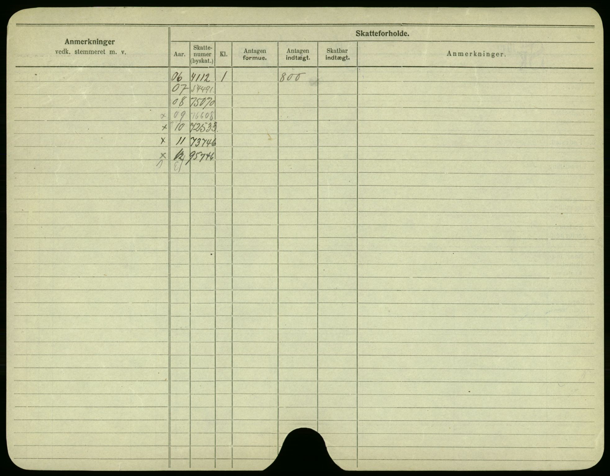 Oslo folkeregister, Registerkort, AV/SAO-A-11715/F/Fa/Fac/L0002: Menn, 1906-1914, p. 778b