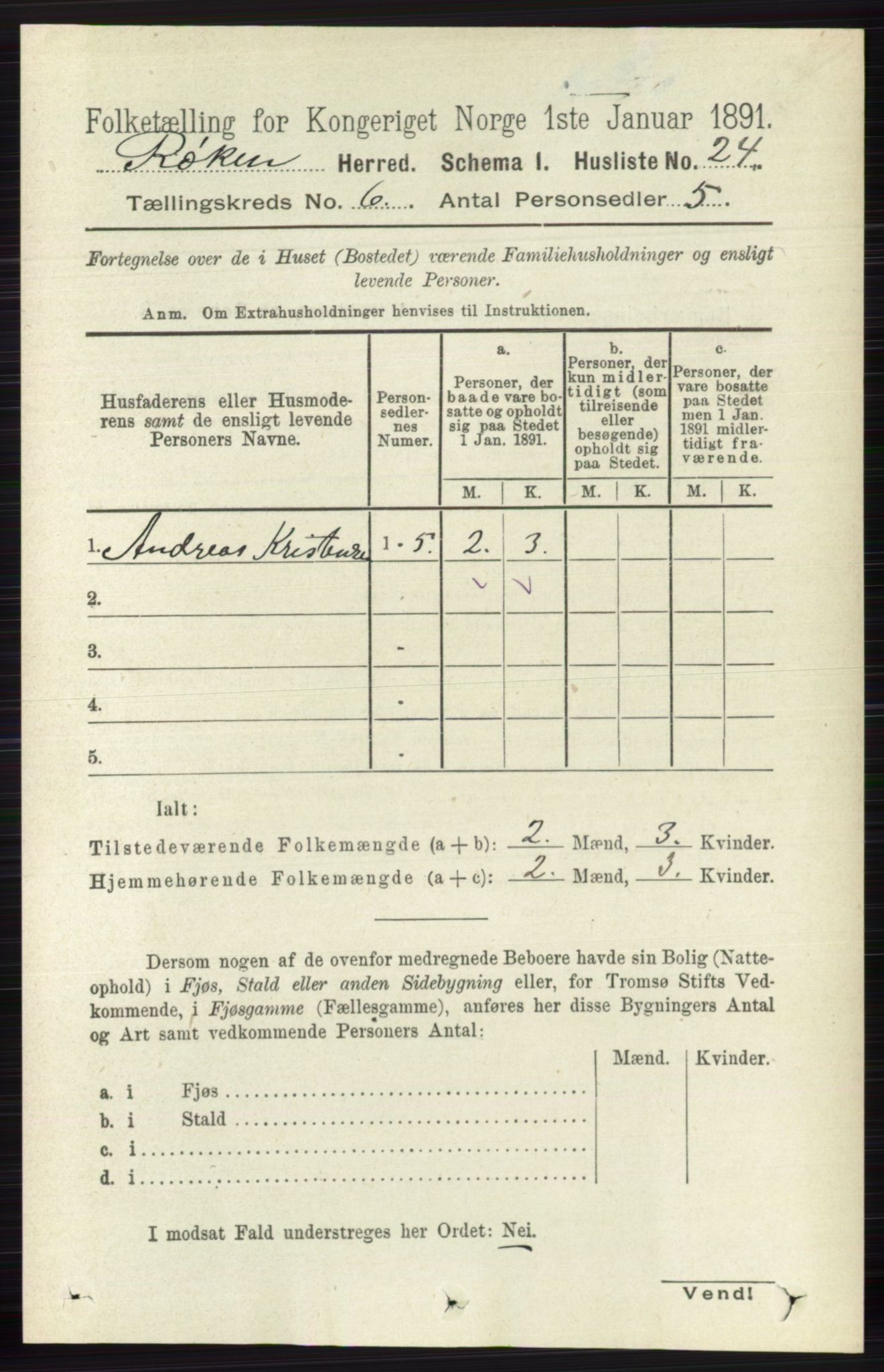 RA, 1891 census for 0627 Røyken, 1891, p. 3566