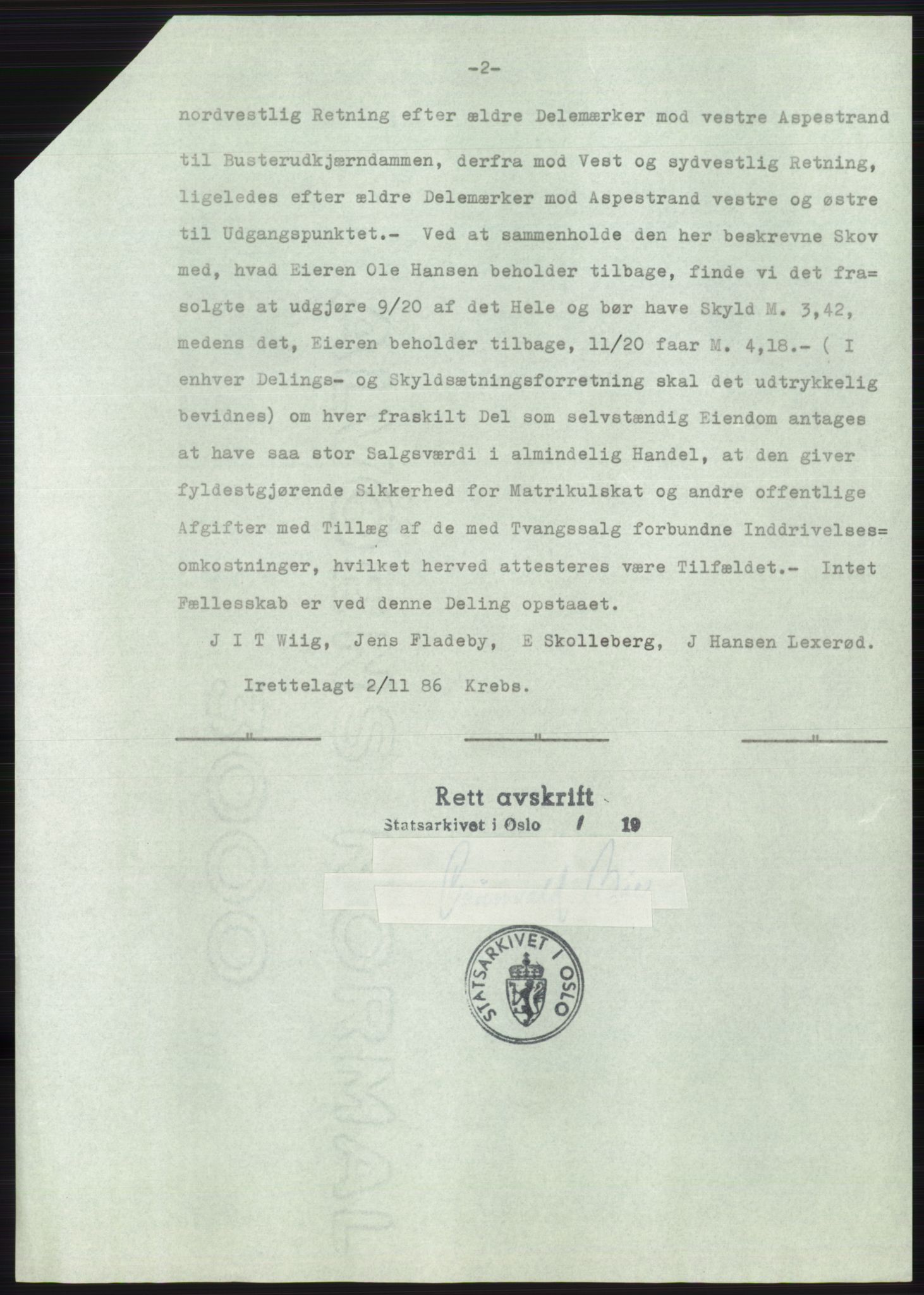 Statsarkivet i Oslo, SAO/A-10621/Z/Zd/L0021: Avskrifter, j.nr 1868-2207/1964 og 4-894/1965, 1964-1965, p. 356