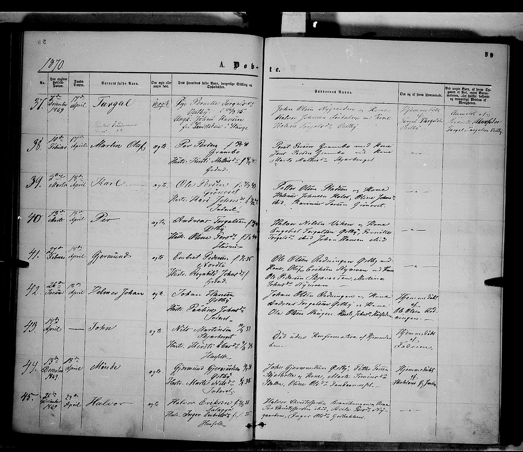 Trysil prestekontor, AV/SAH-PREST-046/H/Ha/Haa/L0006: Parish register (official) no. 6, 1866-1873, p. 59