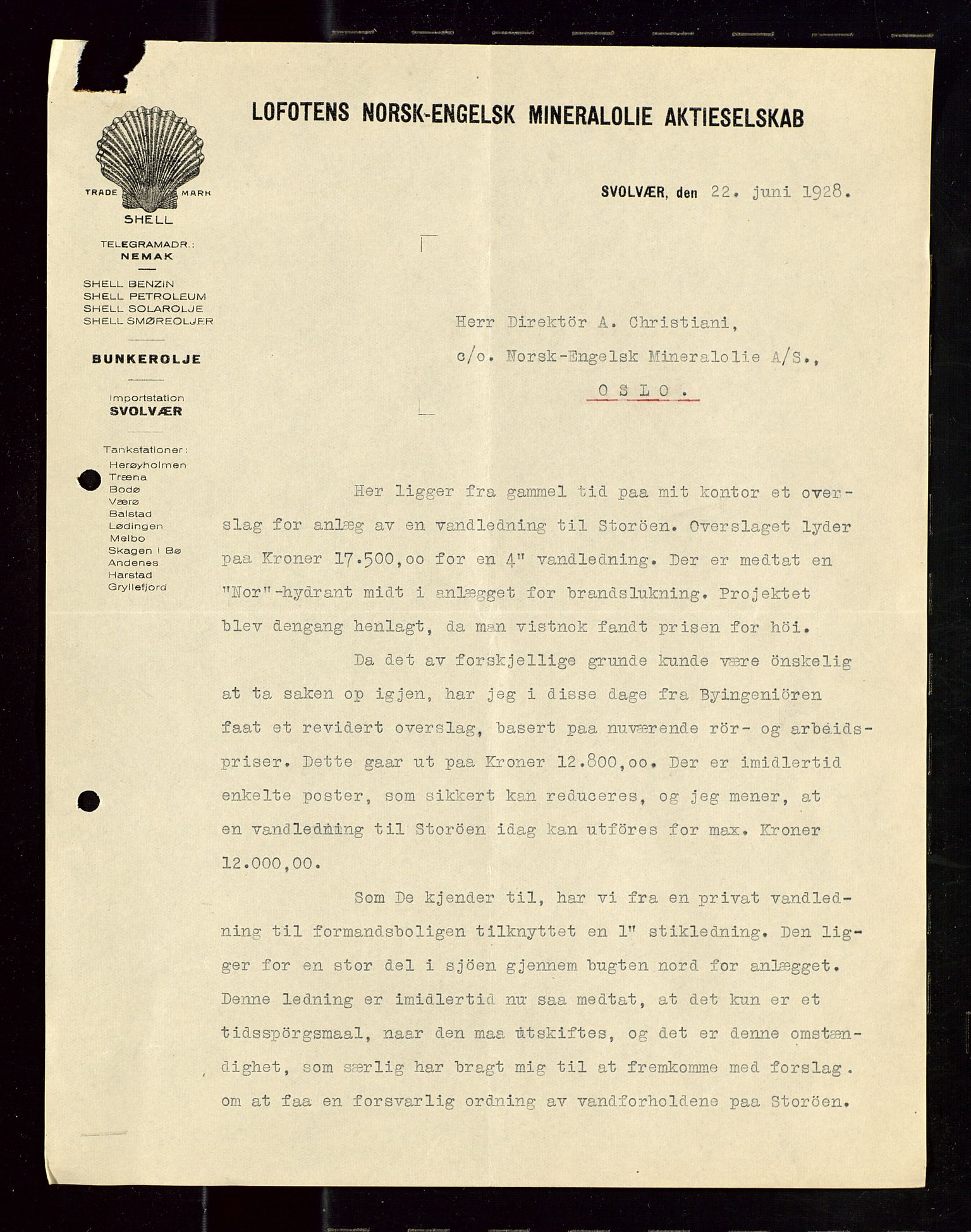 Pa 1521 - A/S Norske Shell, AV/SAST-A-101915/E/Ea/Eaa/L0023: Sjefskorrespondanse, 1928, p. 29