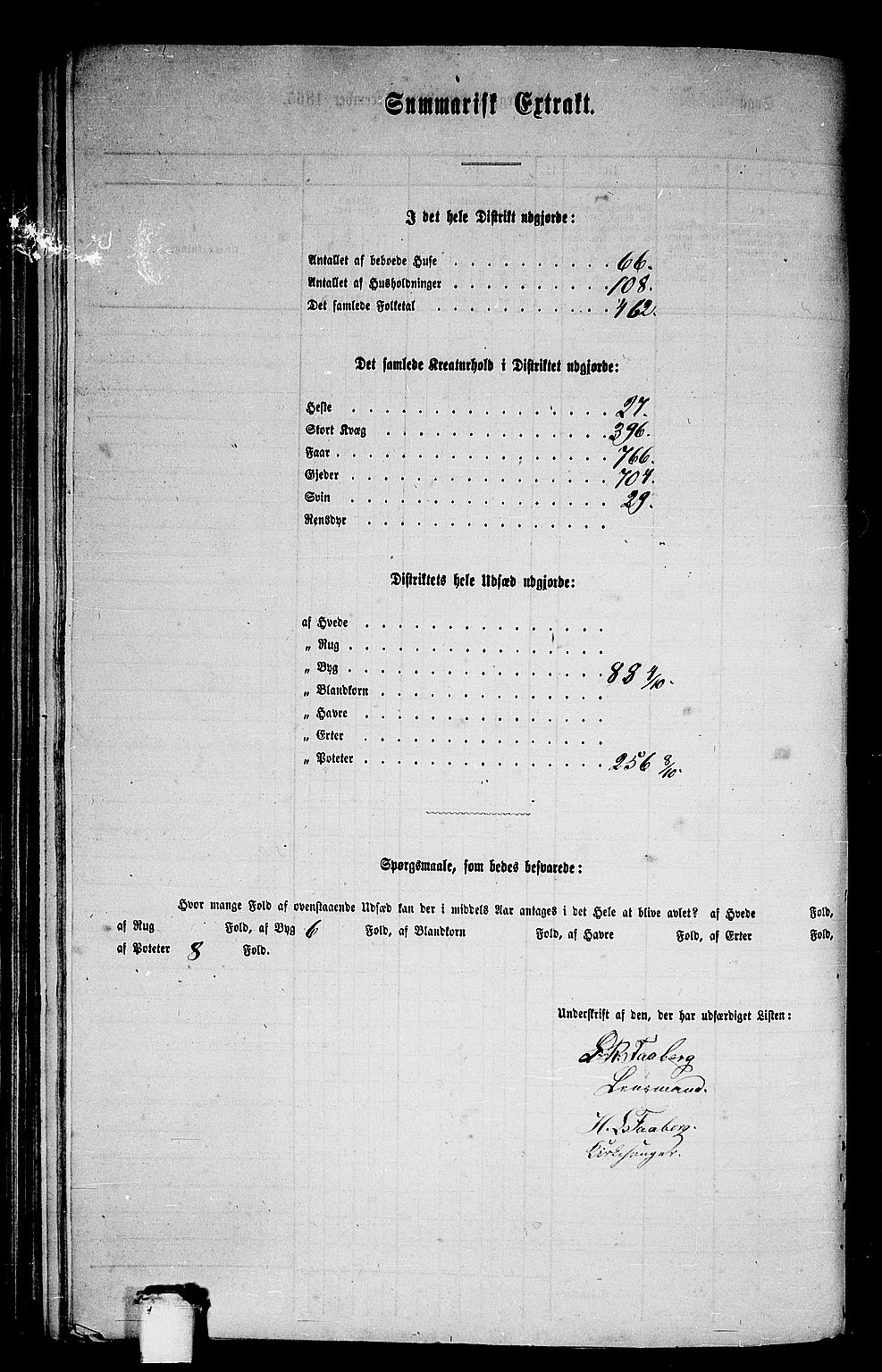 RA, 1865 census for Jostedal, 1865, p. 10