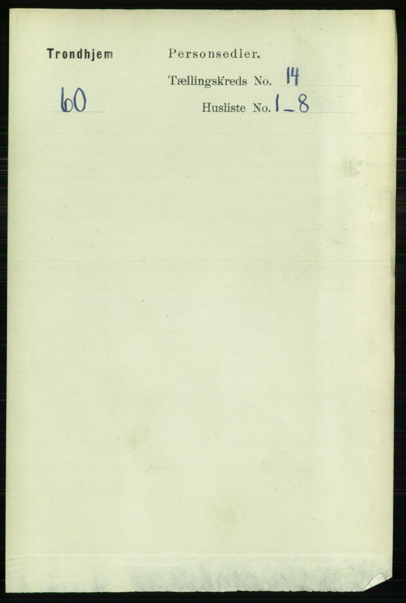 RA, 1891 census for 1601 Trondheim, 1891, p. 10906