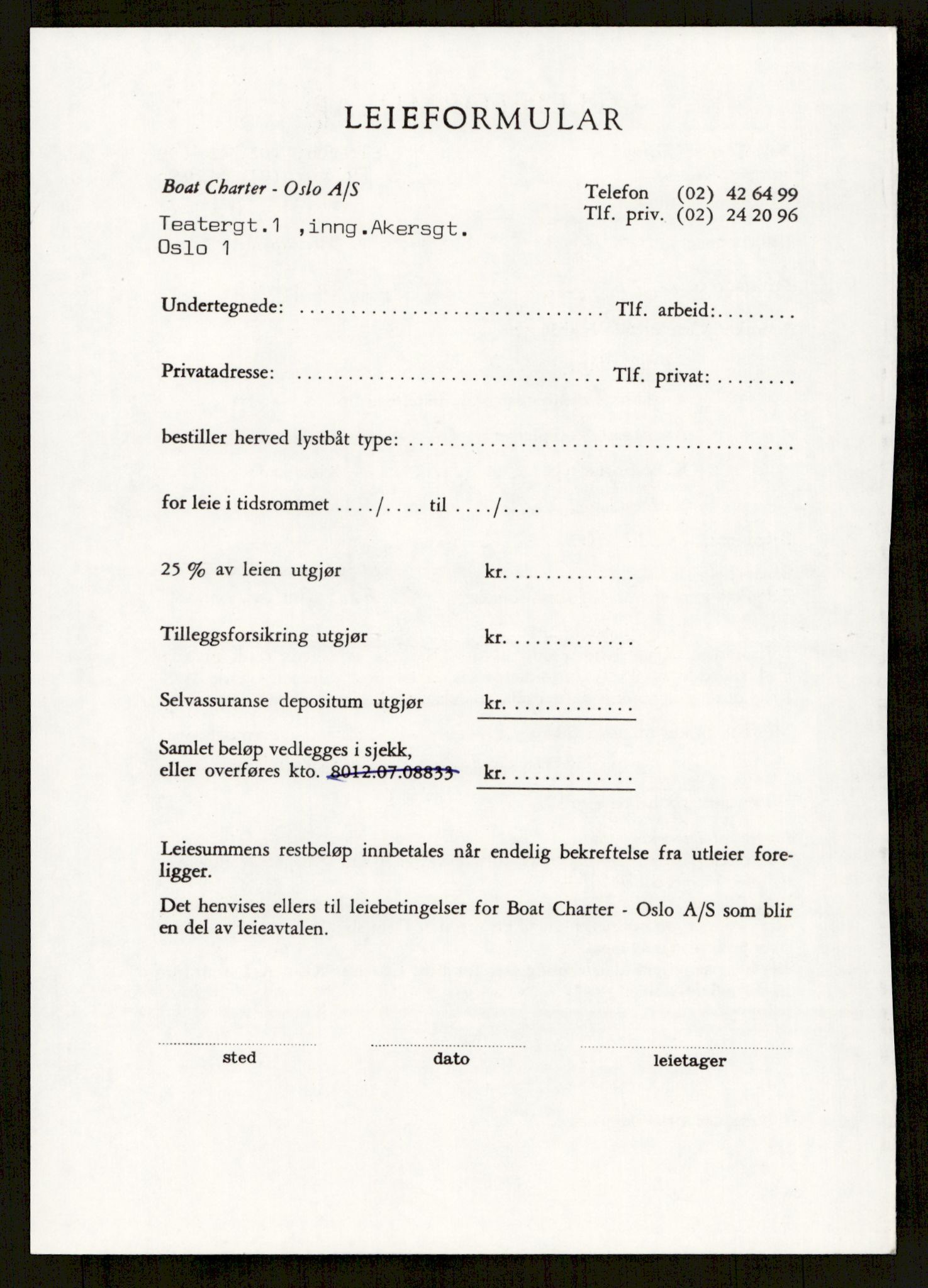 Sjøfartsdirektoratet med forløpere, generelt arkiv, AV/RA-S-1407/D/Du/Duc/L0641/0004: Skipskontrollen - Forskrifter    / Utleiebåter (2 mapper), 1977-1989, p. 380