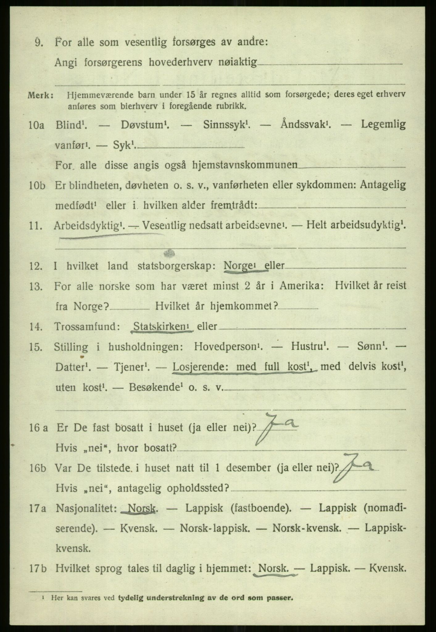 SATØ, 1920 census for Tromsøysund, 1920, p. 13827