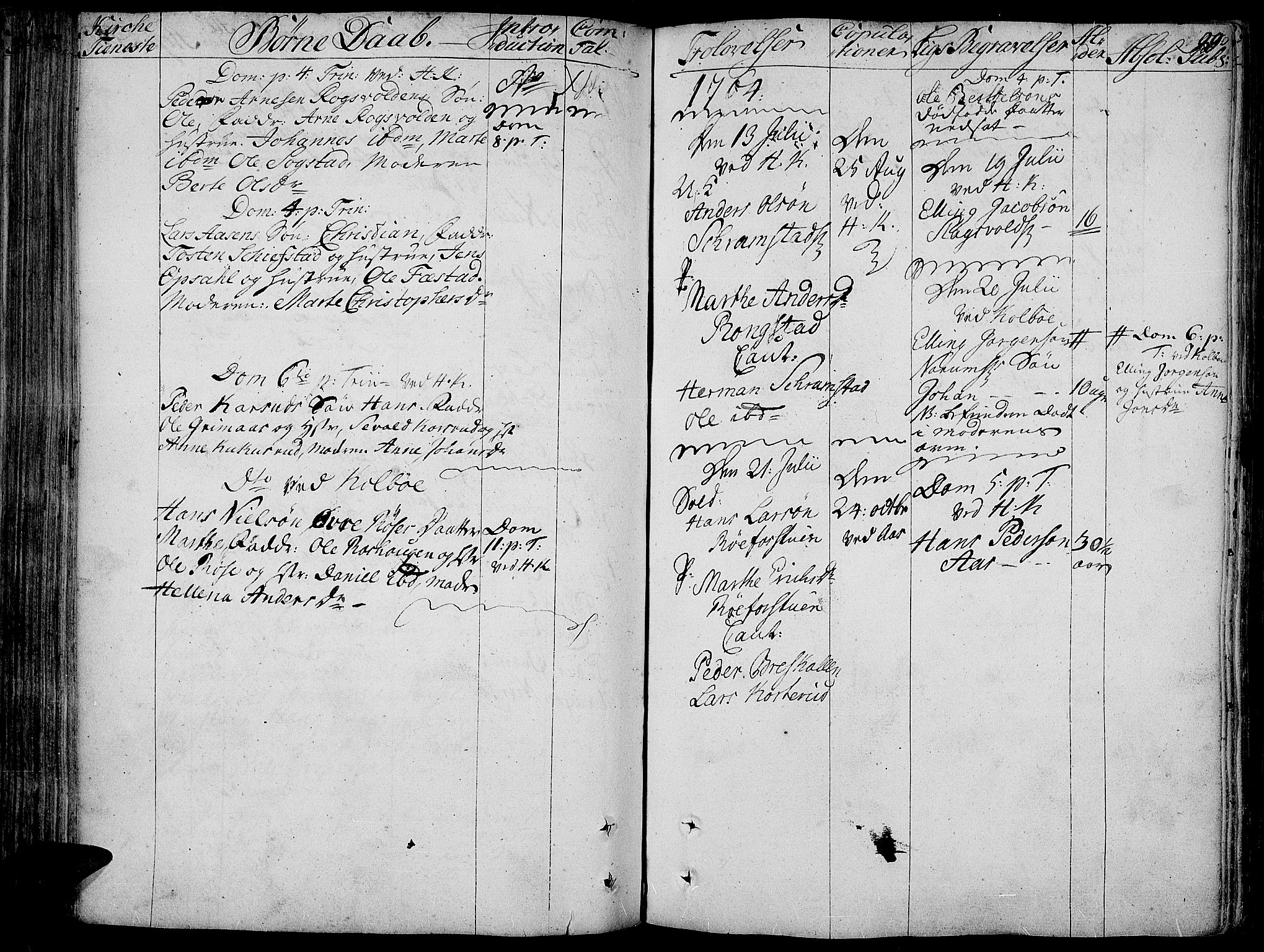 Toten prestekontor, SAH/PREST-102/H/Ha/Haa/L0005: Parish register (official) no. 5, 1761-1772, p. 99