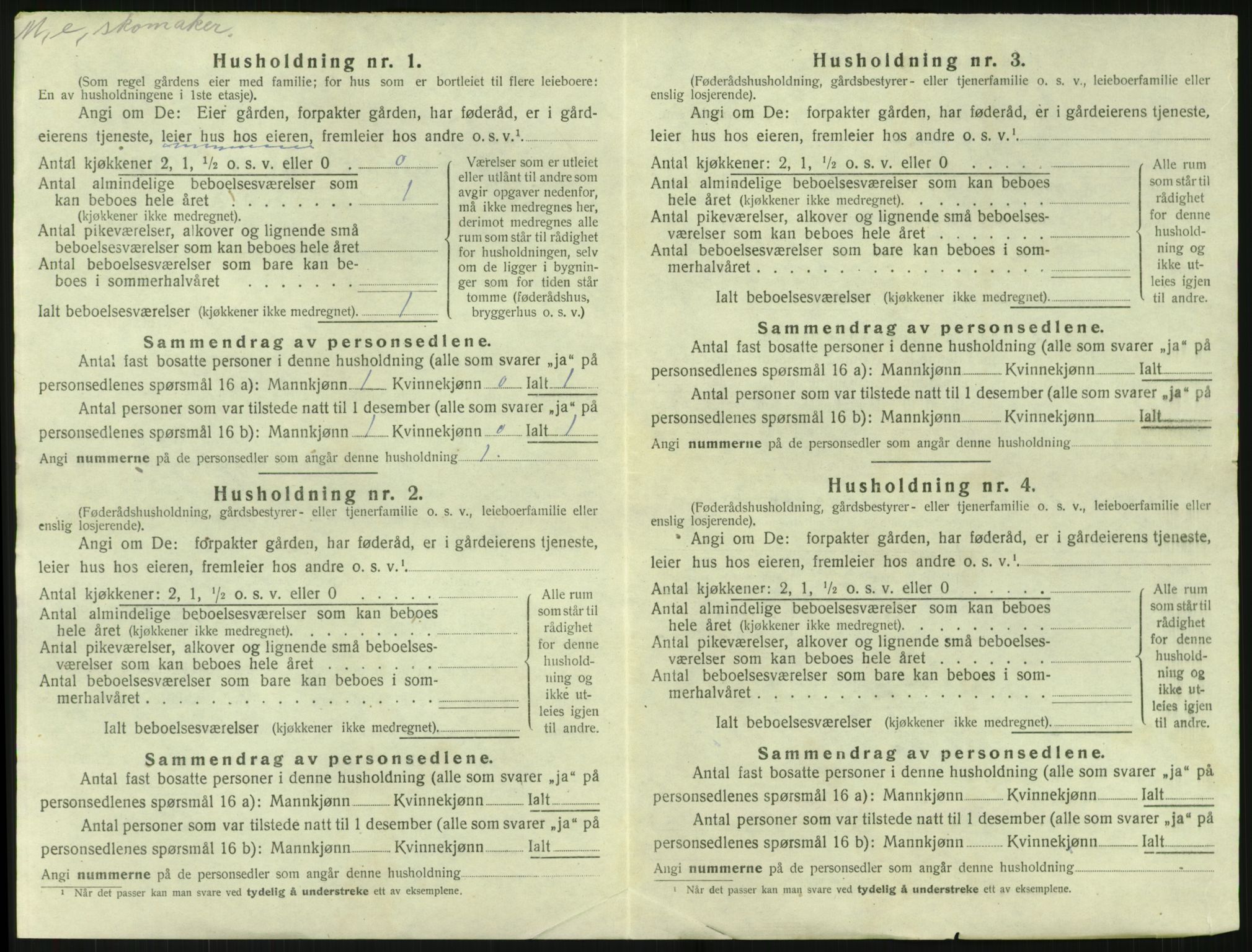 SAK, 1920 census for Holt, 1920, p. 773