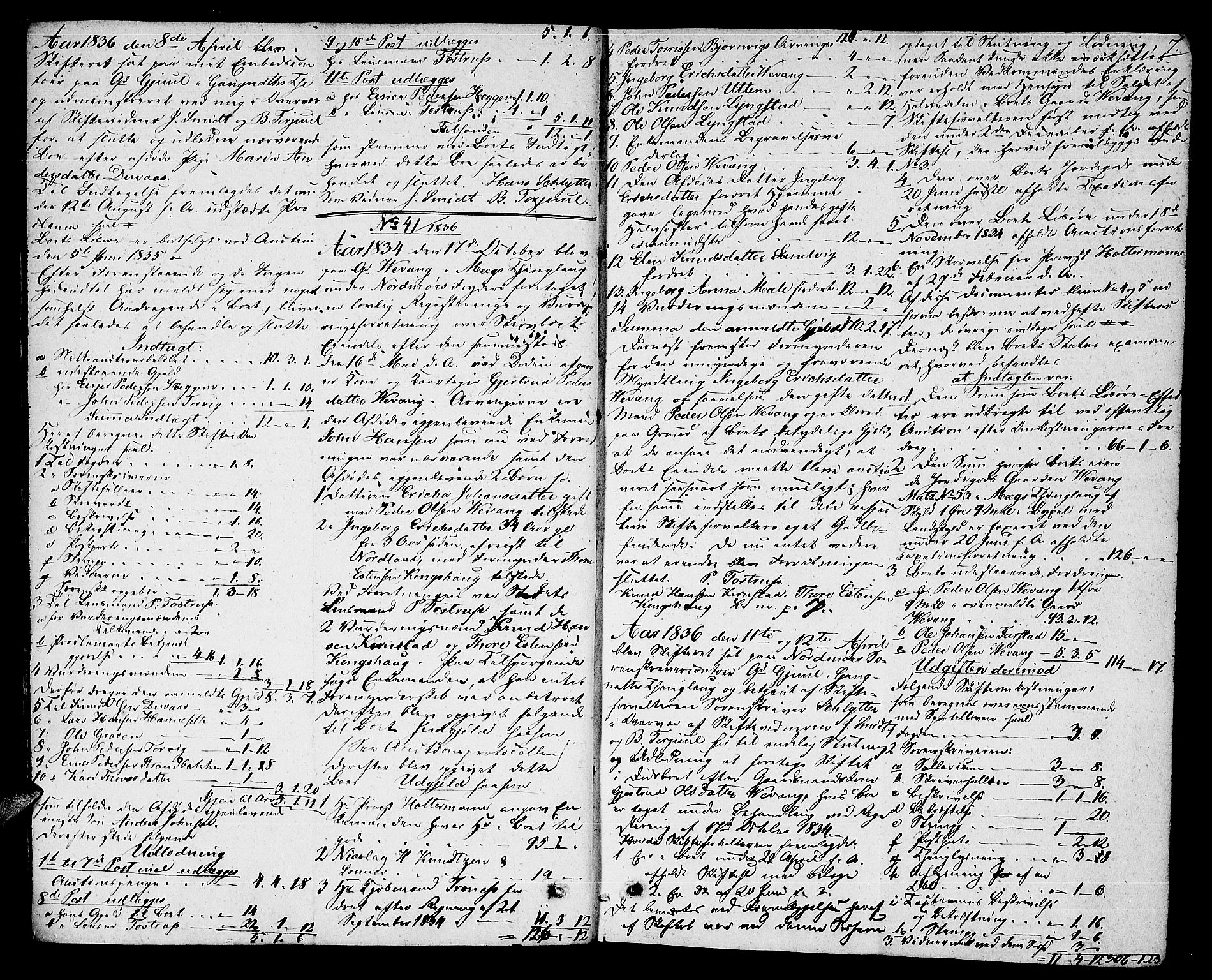 Nordmøre sorenskriveri, AV/SAT-A-4132/1/3/3A/L0029: Skifteprotokoll nr. 27a, 1835-1838, p. 6b-7a