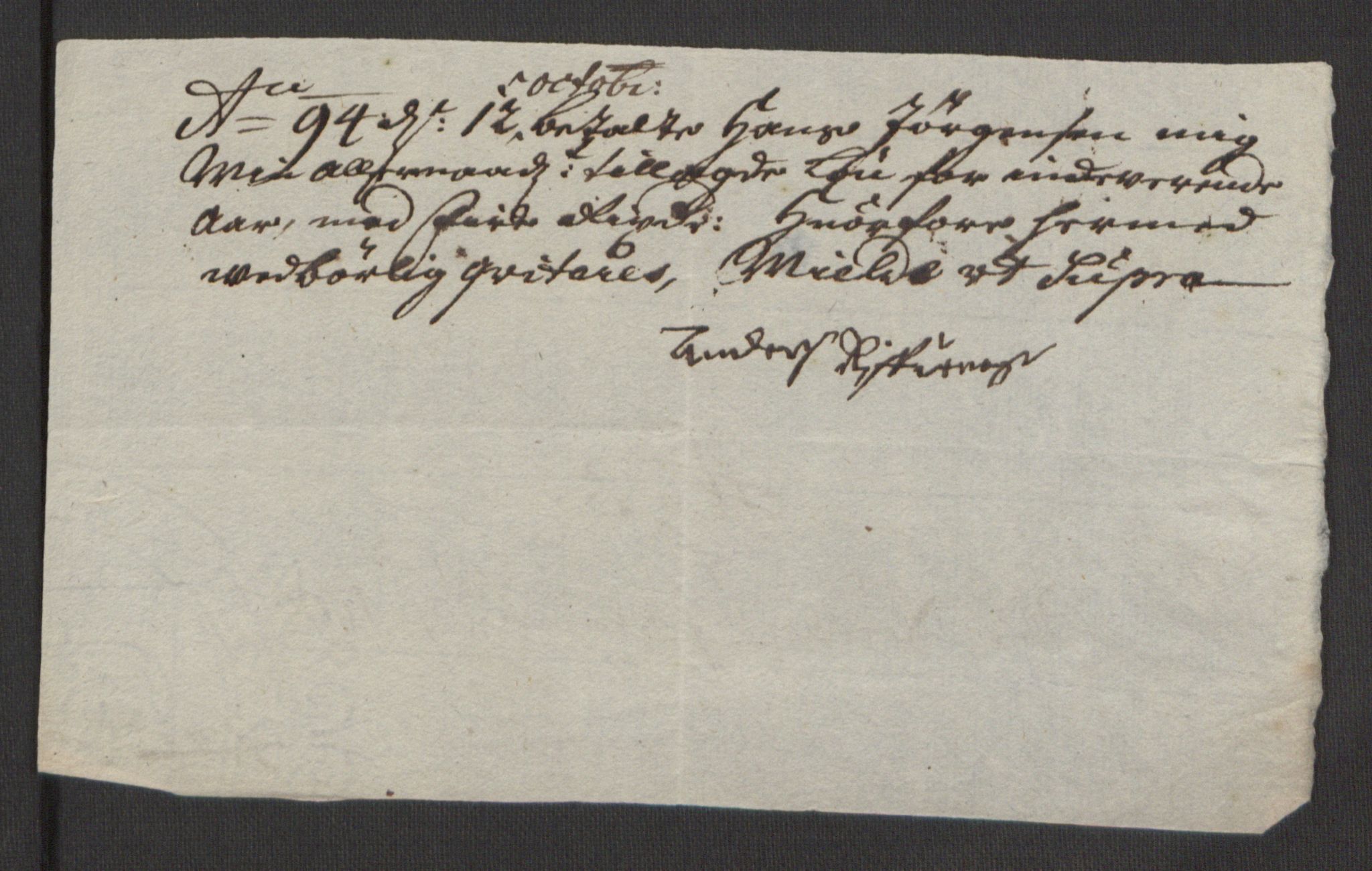 Rentekammeret inntil 1814, Reviderte regnskaper, Fogderegnskap, AV/RA-EA-4092/R51/L3182: Fogderegnskap Nordhordland og Voss, 1694, p. 316