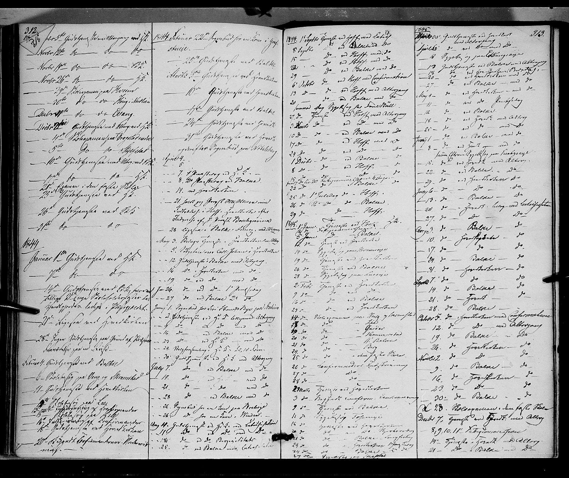 Østre Toten prestekontor, AV/SAH-PREST-104/H/Ha/Haa/L0002: Parish register (official) no. 2, 1840-1847, p. 313