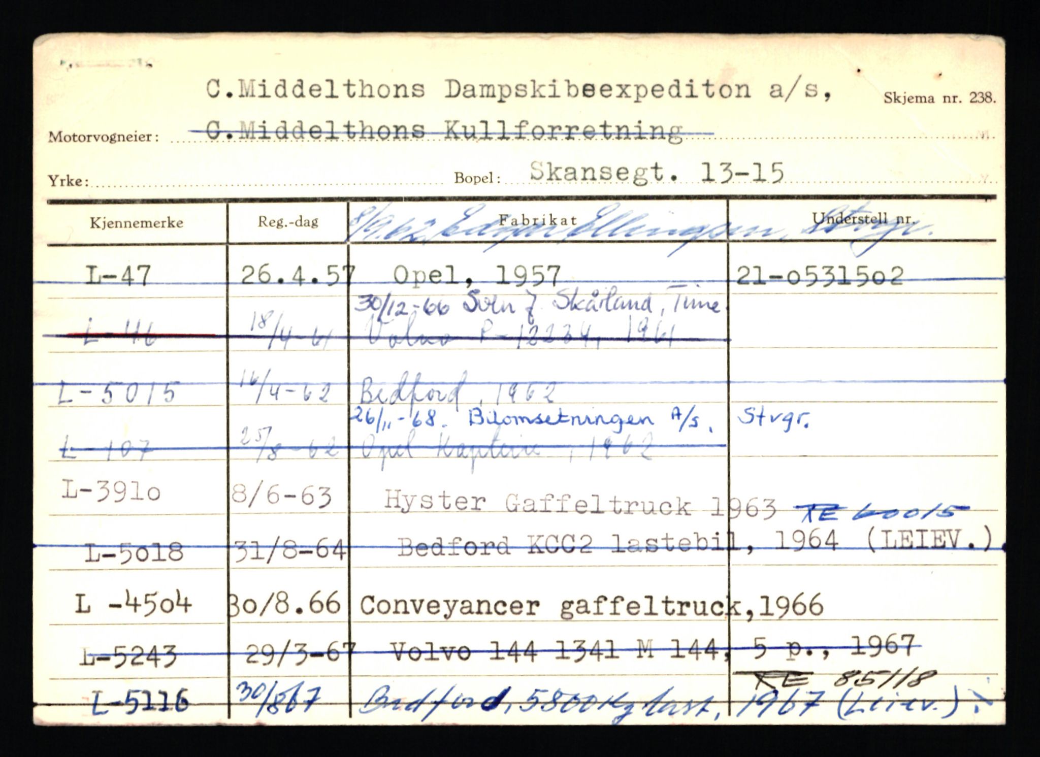 Stavanger trafikkstasjon, SAST/A-101942/0/H/L0025: Meling - Mygland, 1930-1971, p. 558