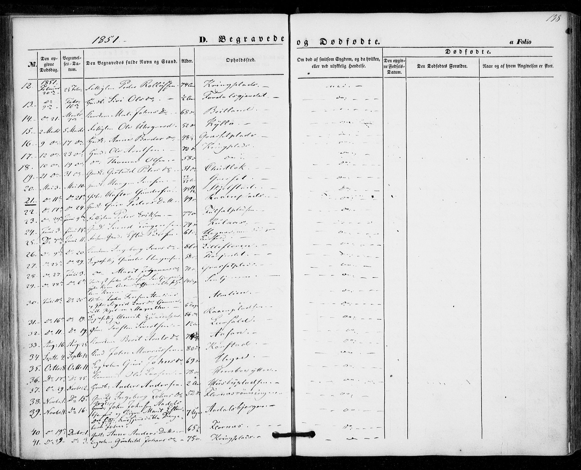 Ministerialprotokoller, klokkerbøker og fødselsregistre - Nord-Trøndelag, SAT/A-1458/703/L0028: Parish register (official) no. 703A01, 1850-1862, p. 138