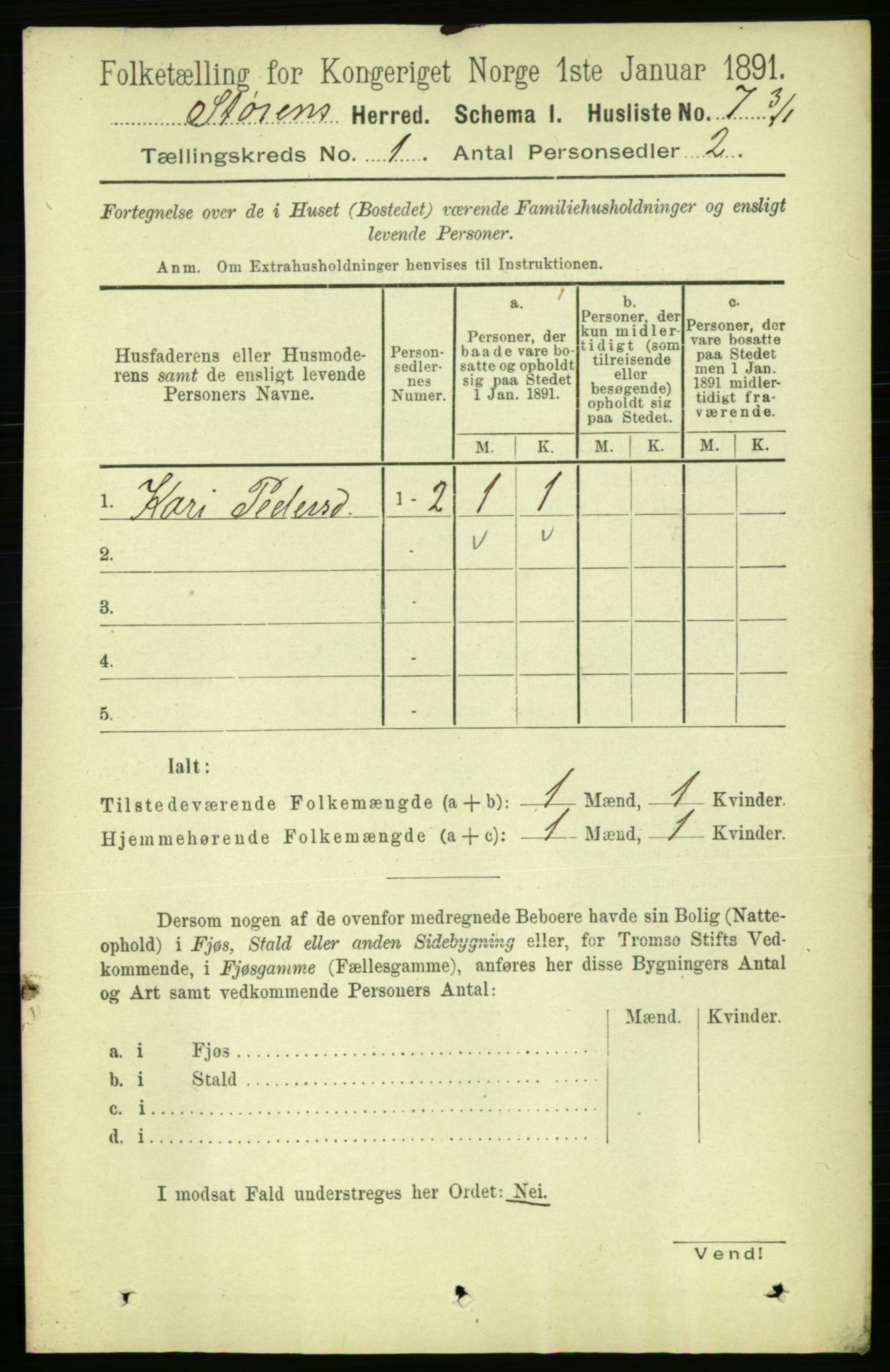 RA, 1891 census for 1648 Støren, 1891, p. 25