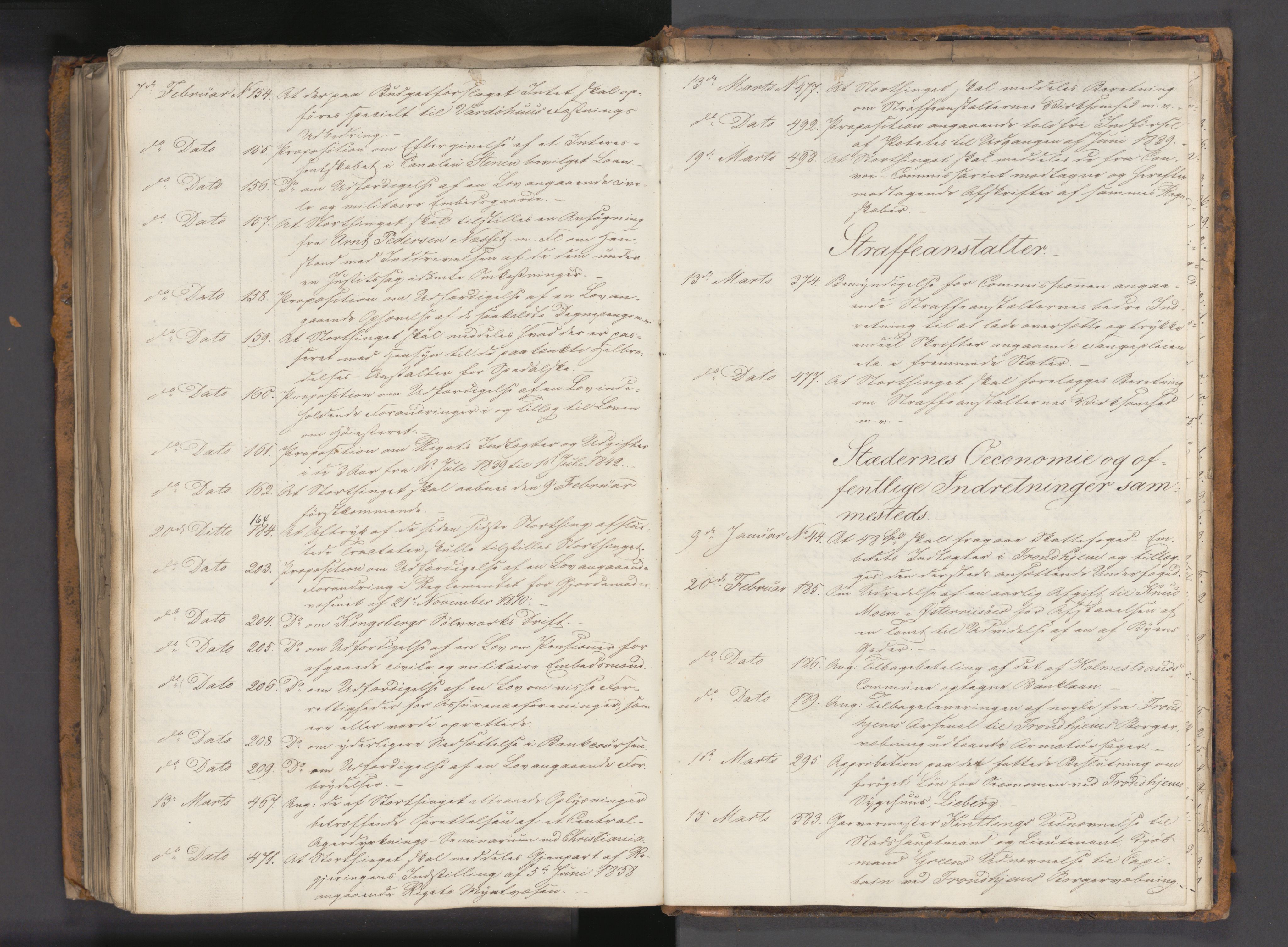 Statsrådssekretariatet, AV/RA-S-1001/A/Ab/L0048: Kgl. res. nr. 1-555, 1. kvartal, 1839