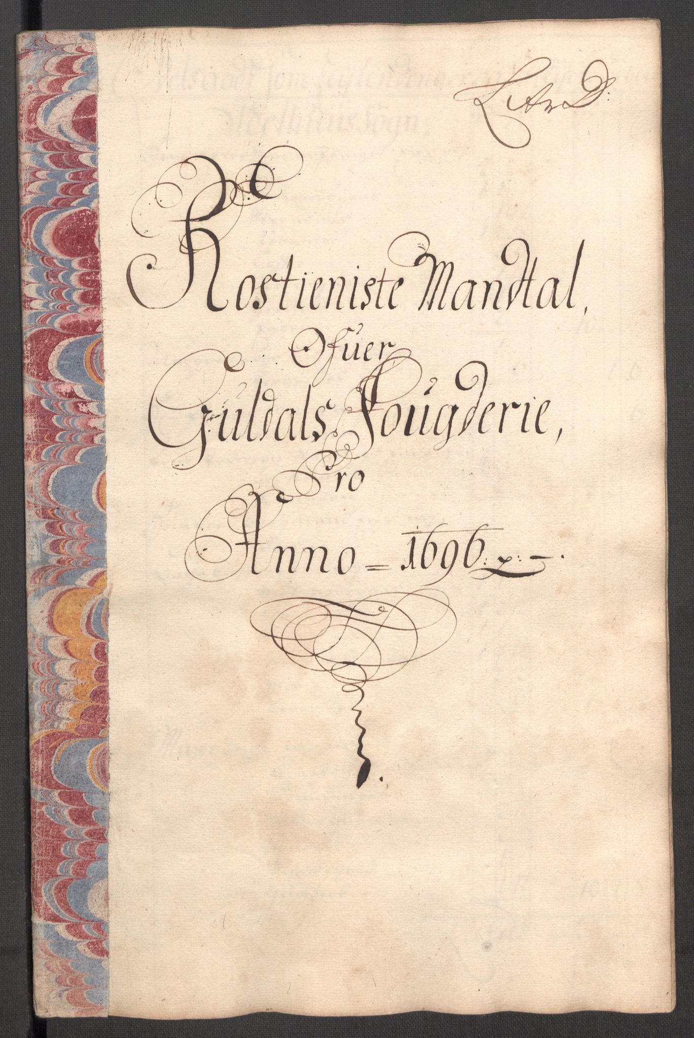 Rentekammeret inntil 1814, Reviderte regnskaper, Fogderegnskap, RA/EA-4092/R60/L3946: Fogderegnskap Orkdal og Gauldal, 1696, p. 328