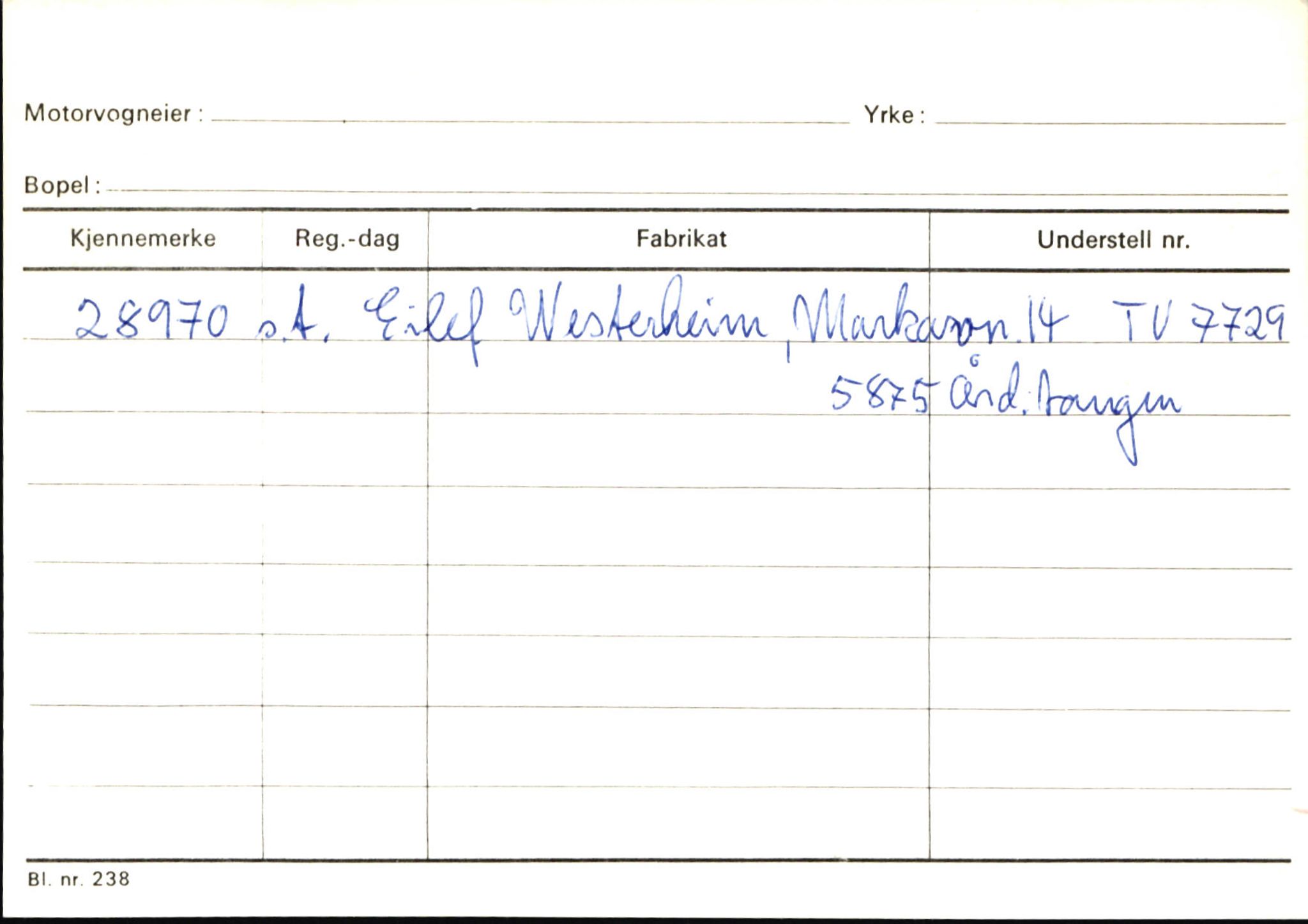 Statens vegvesen, Sogn og Fjordane vegkontor, AV/SAB-A-5301/4/F/L0145: Registerkort Vågsøy S-Å. Årdal I-P, 1945-1975, p. 969