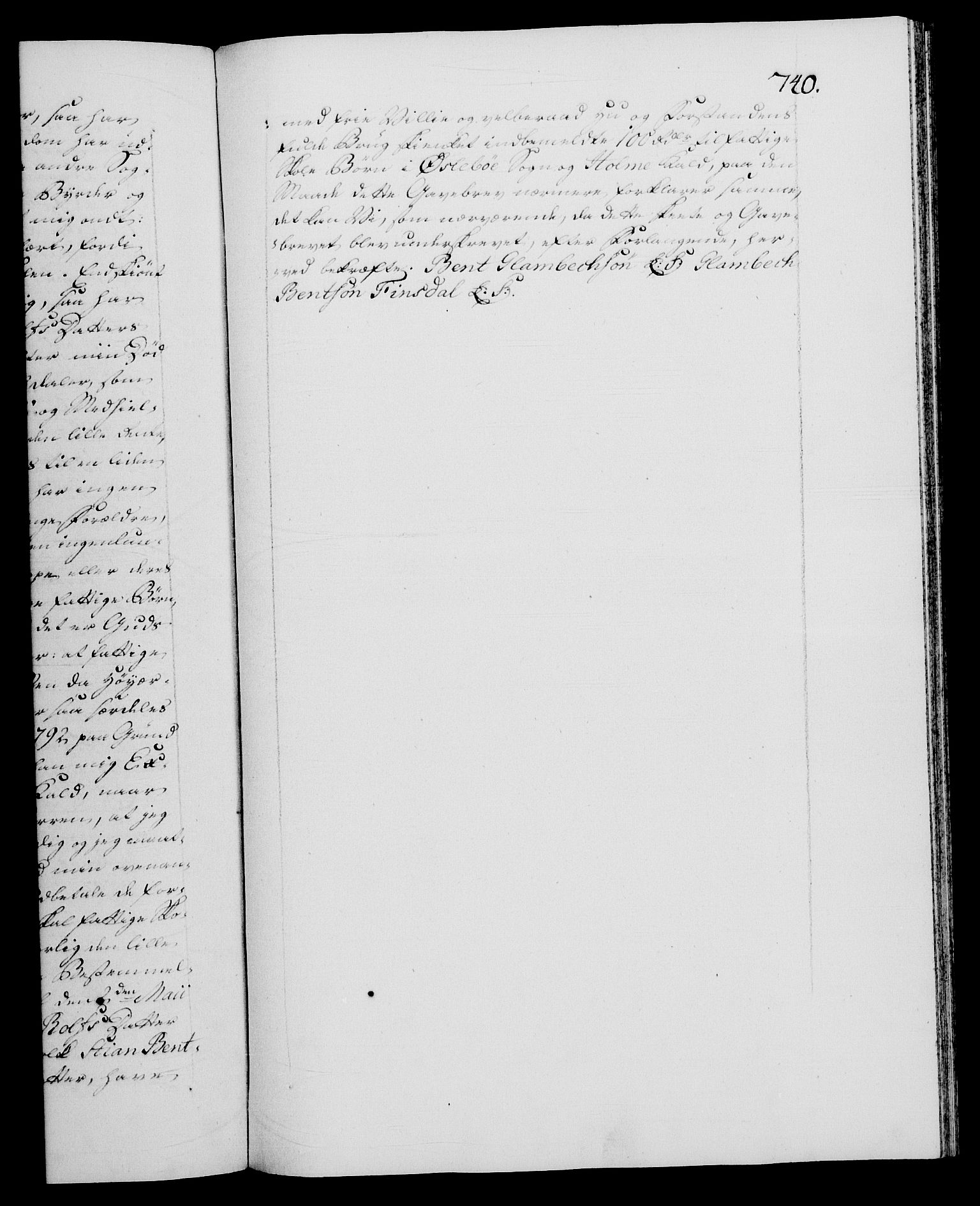 Danske Kanselli 1572-1799, AV/RA-EA-3023/F/Fc/Fca/Fcaa/L0057: Norske registre, 1797, p. 740b