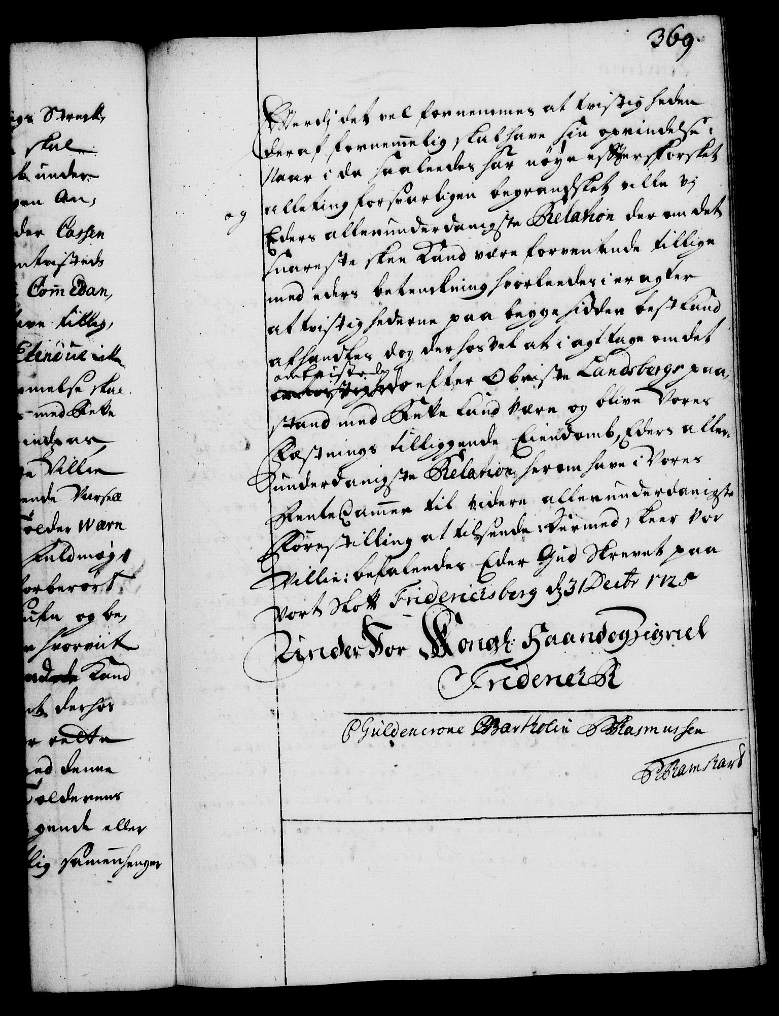 Rentekammeret, Kammerkanselliet, AV/RA-EA-3111/G/Gg/Gga/L0002: Norsk ekspedisjonsprotokoll med register (merket RK 53.2), 1723-1727, p. 369