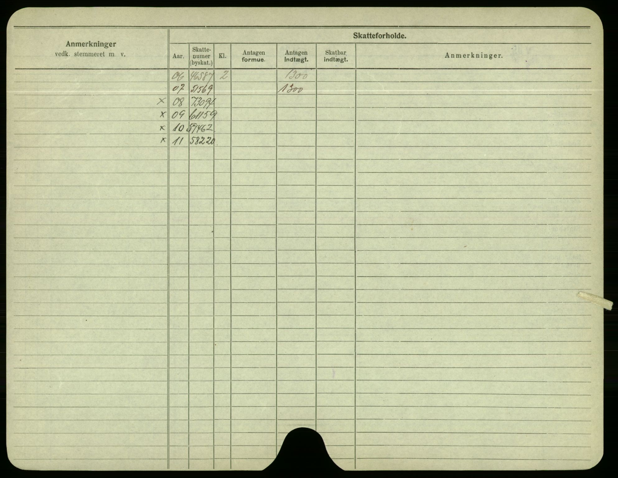 Oslo folkeregister, Registerkort, AV/SAO-A-11715/F/Fa/Fac/L0003: Menn, 1906-1914, p. 1048b