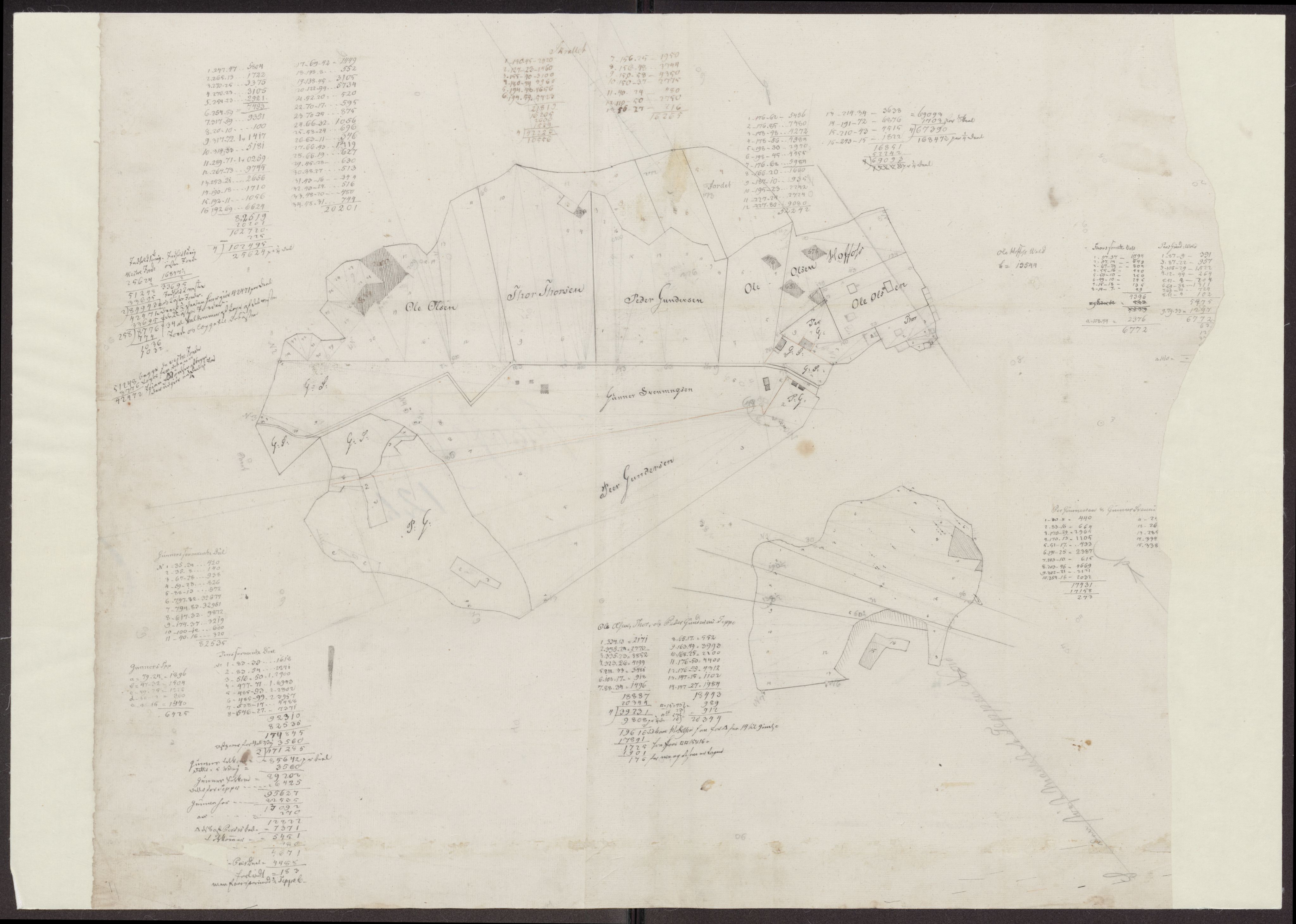 Kartsamlingen - Statsarkivet i Hamar, AV/SAH-KART-001/F/Fa/L0001: Kart, 1629-1992, p. 137