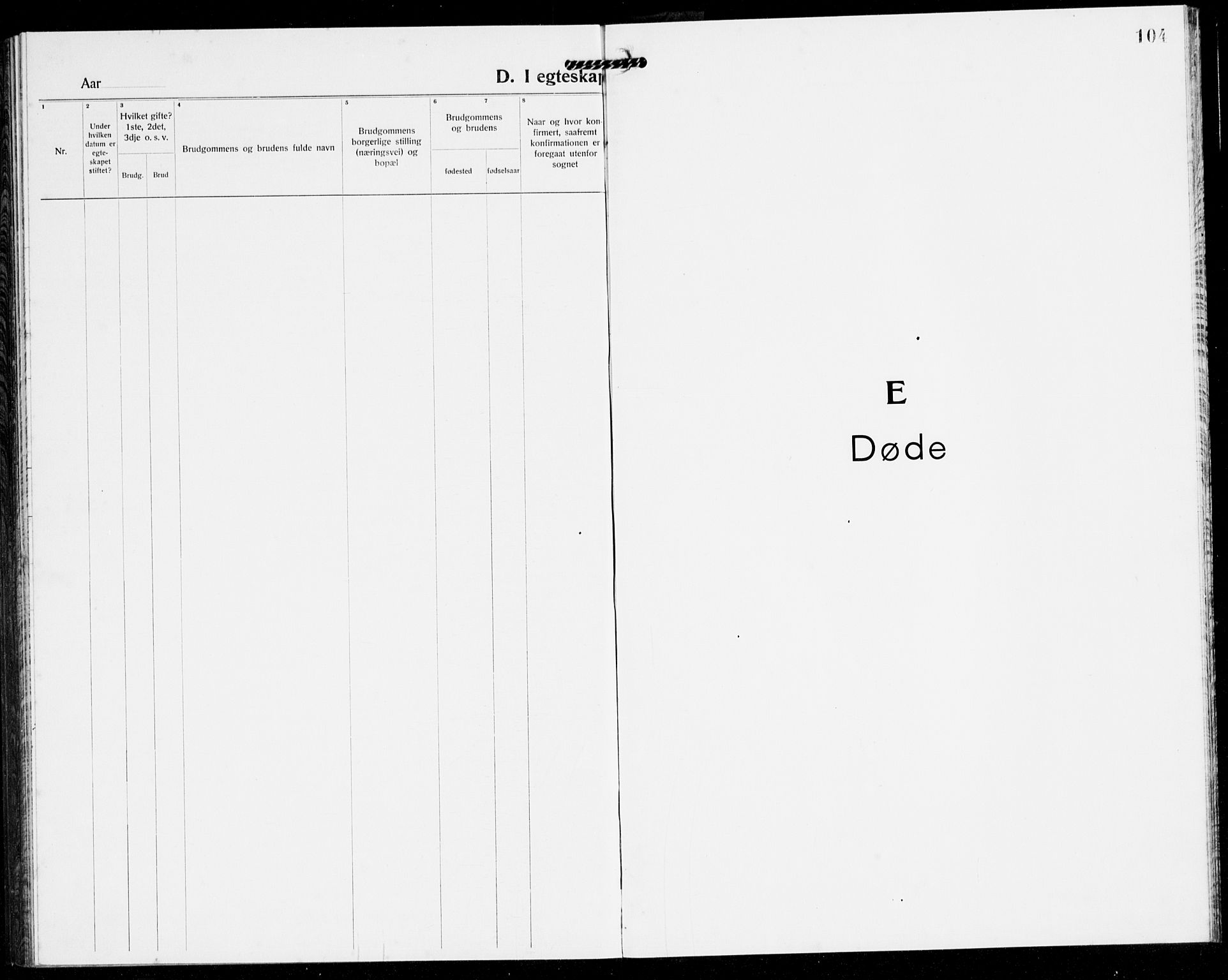 Solund sokneprestembete, SAB/A-81401: Parish register (copy) no. A 3, 1922-1944, p. 104