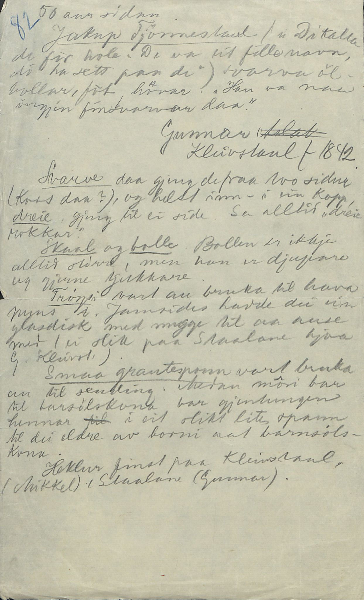 Rikard Berge, TEMU/TGM-A-1003/F/L0004/0045: 101-159 / 148 Folkekunst o.a. Ein smed. Smelluppen. byrsesmed - godt skot., 1910-1950, p. 82