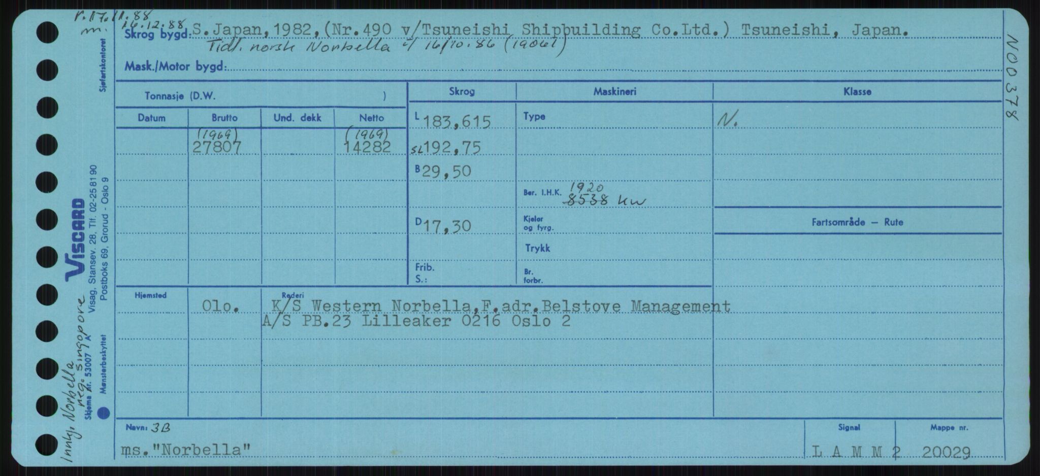 Sjøfartsdirektoratet med forløpere, Skipsmålingen, AV/RA-S-1627/H/Ha/L0004/0001: Fartøy, Mas-R / Fartøy, Mas-Odd, p. 569