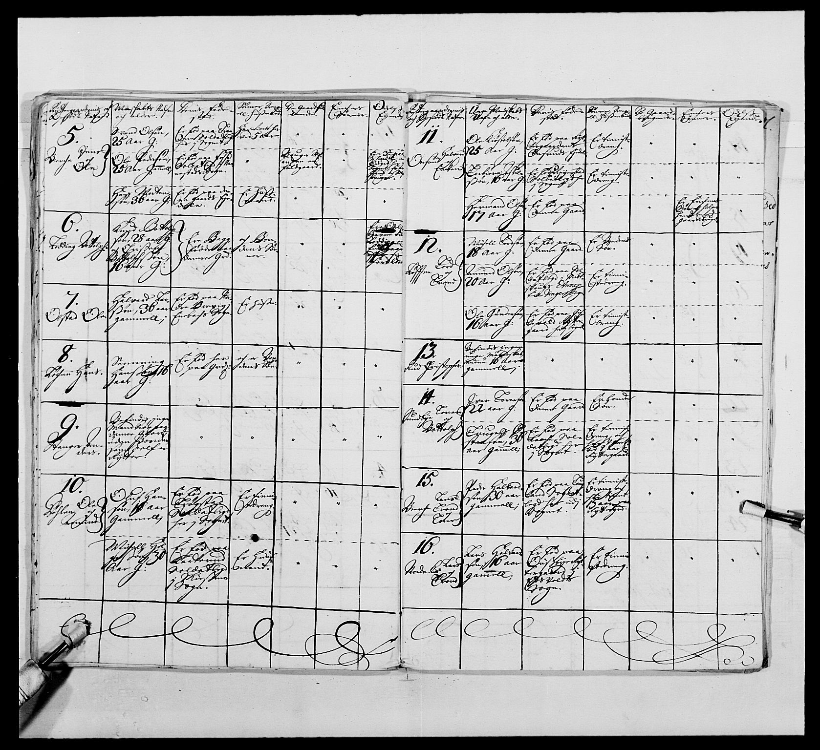 Kommanderende general (KG I) med Det norske krigsdirektorium, AV/RA-EA-5419/E/Ea/L0485: Akershusiske regiment, 1697-1706, p. 273